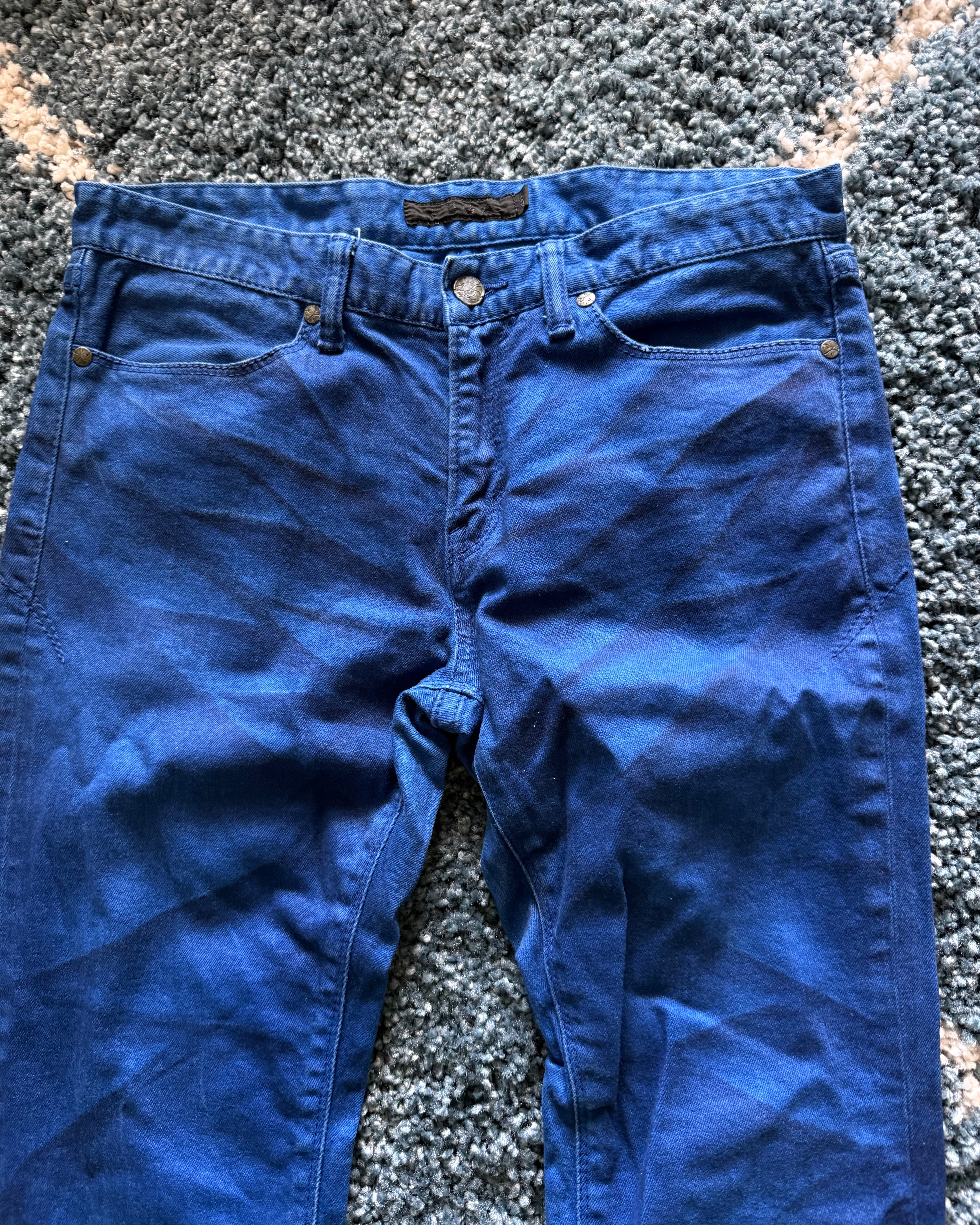FUGA Tribal pockets flared denim