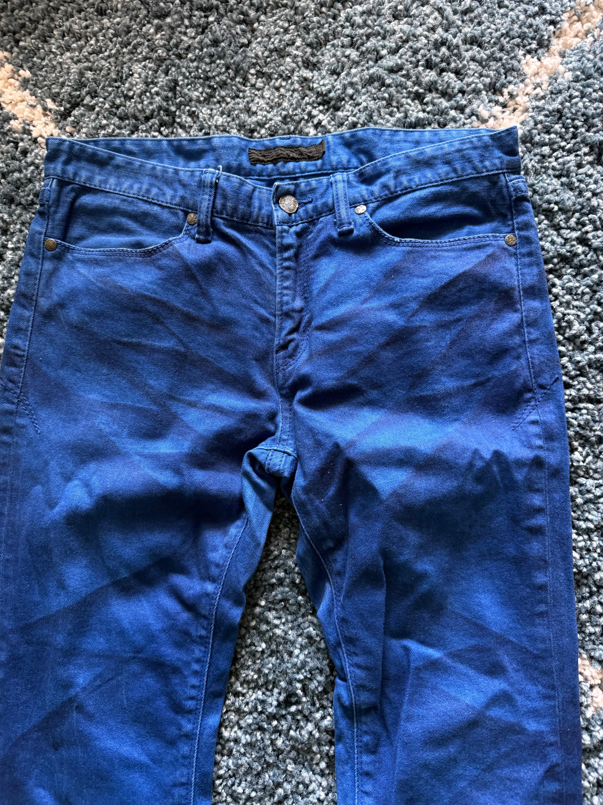 FUGA Tribal pockets flared denim
