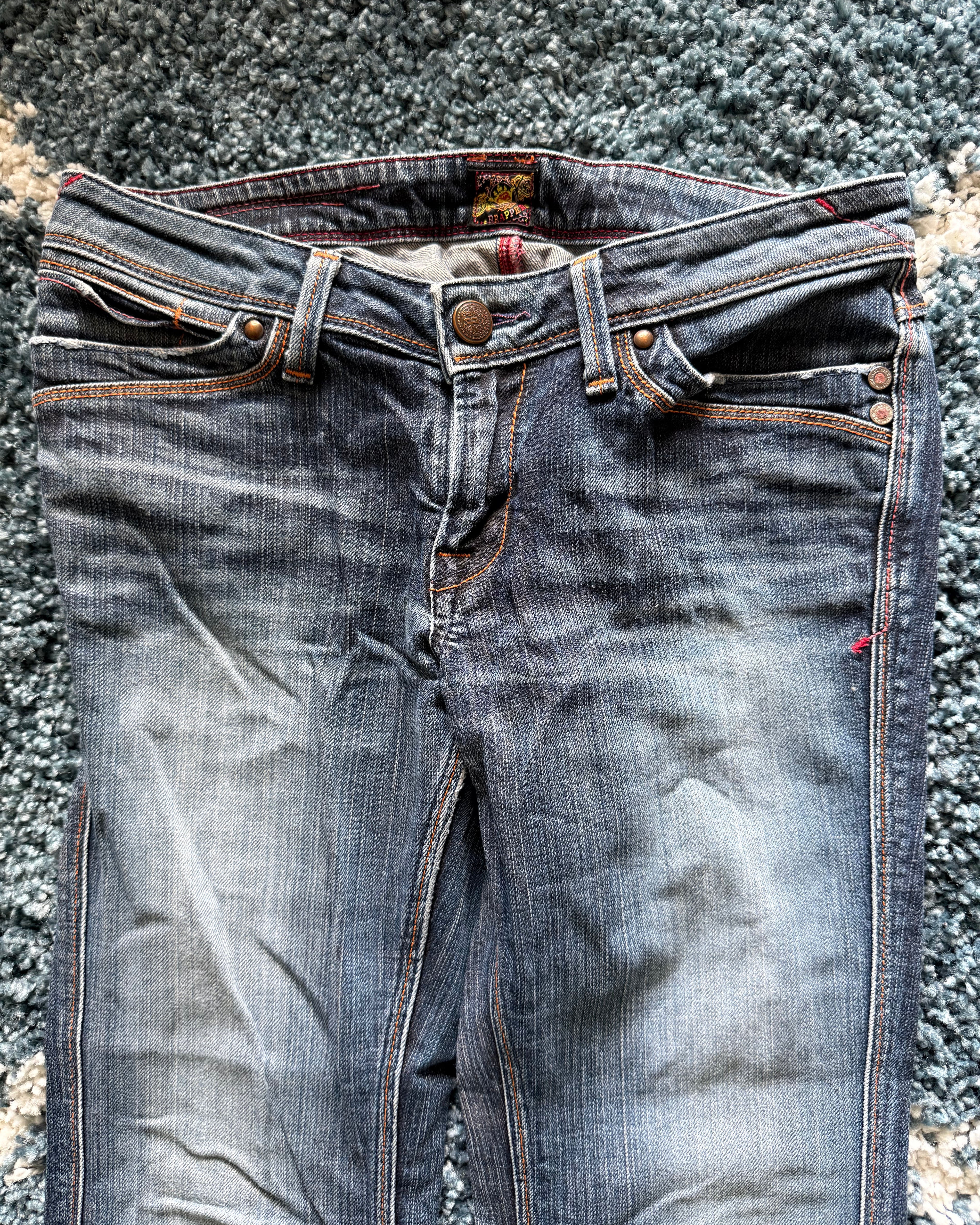 Brappers Accented flared denim