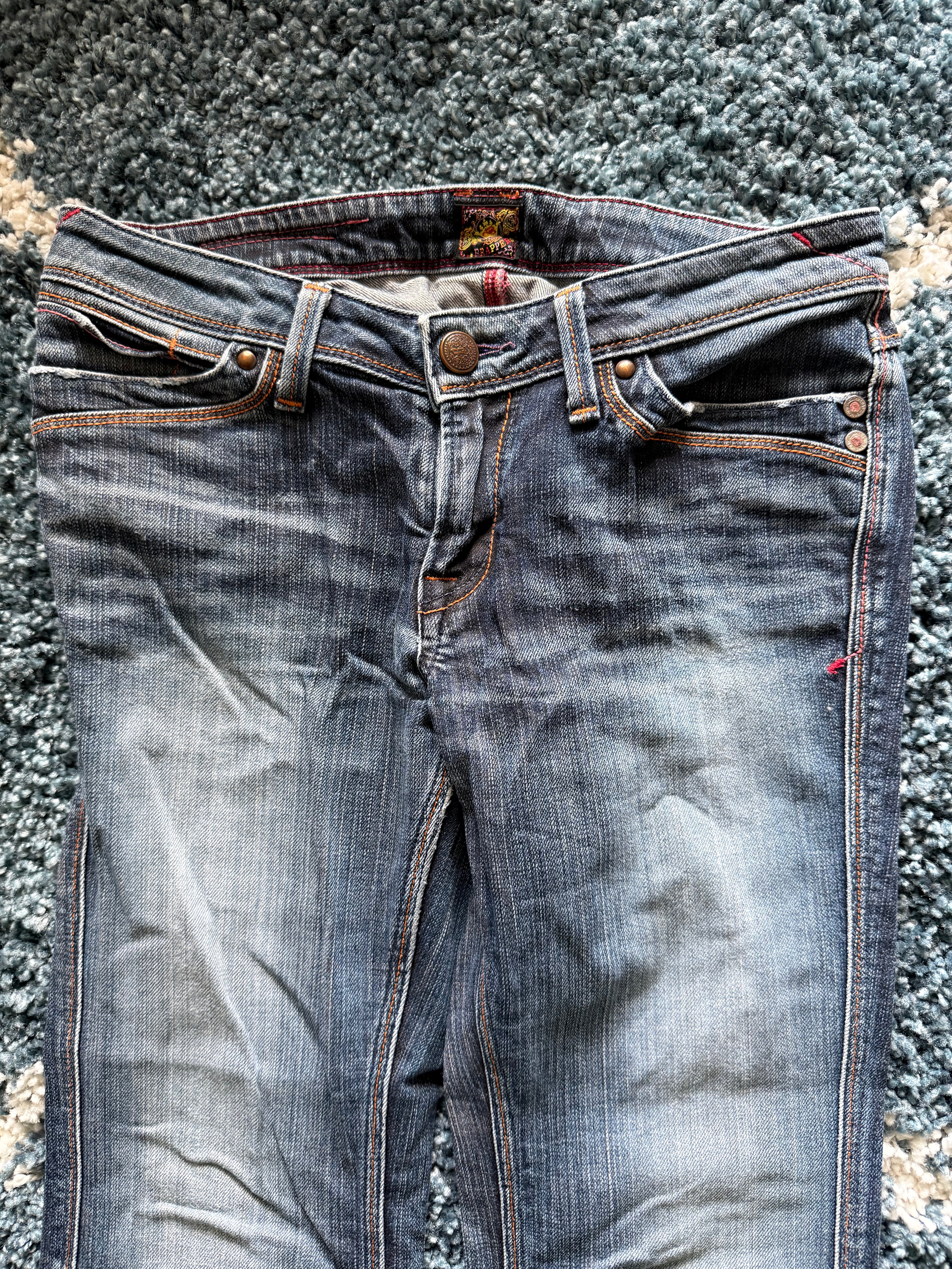 Brappers Accented flared denim