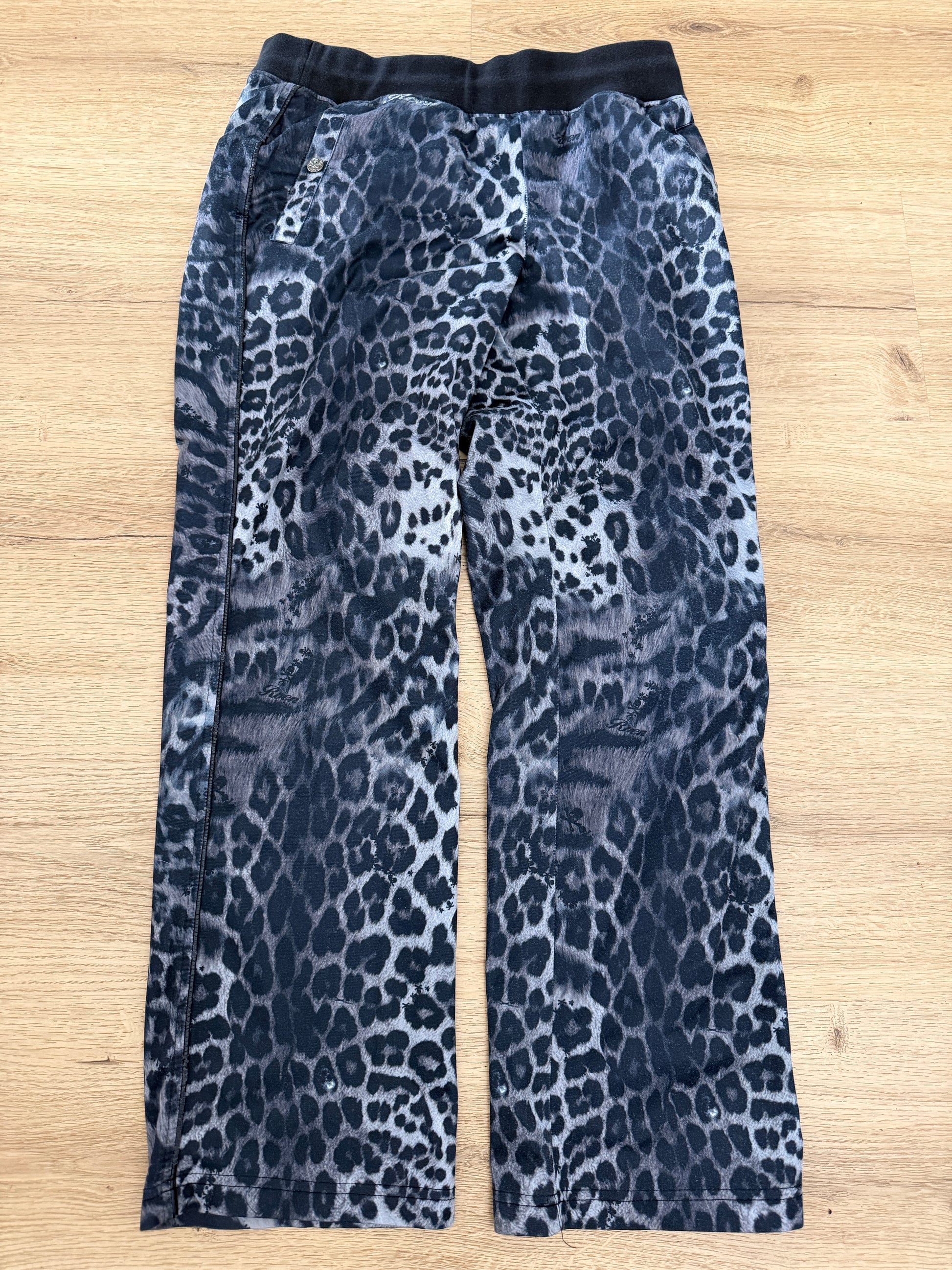 Roen Leopard Skull Sweatpants