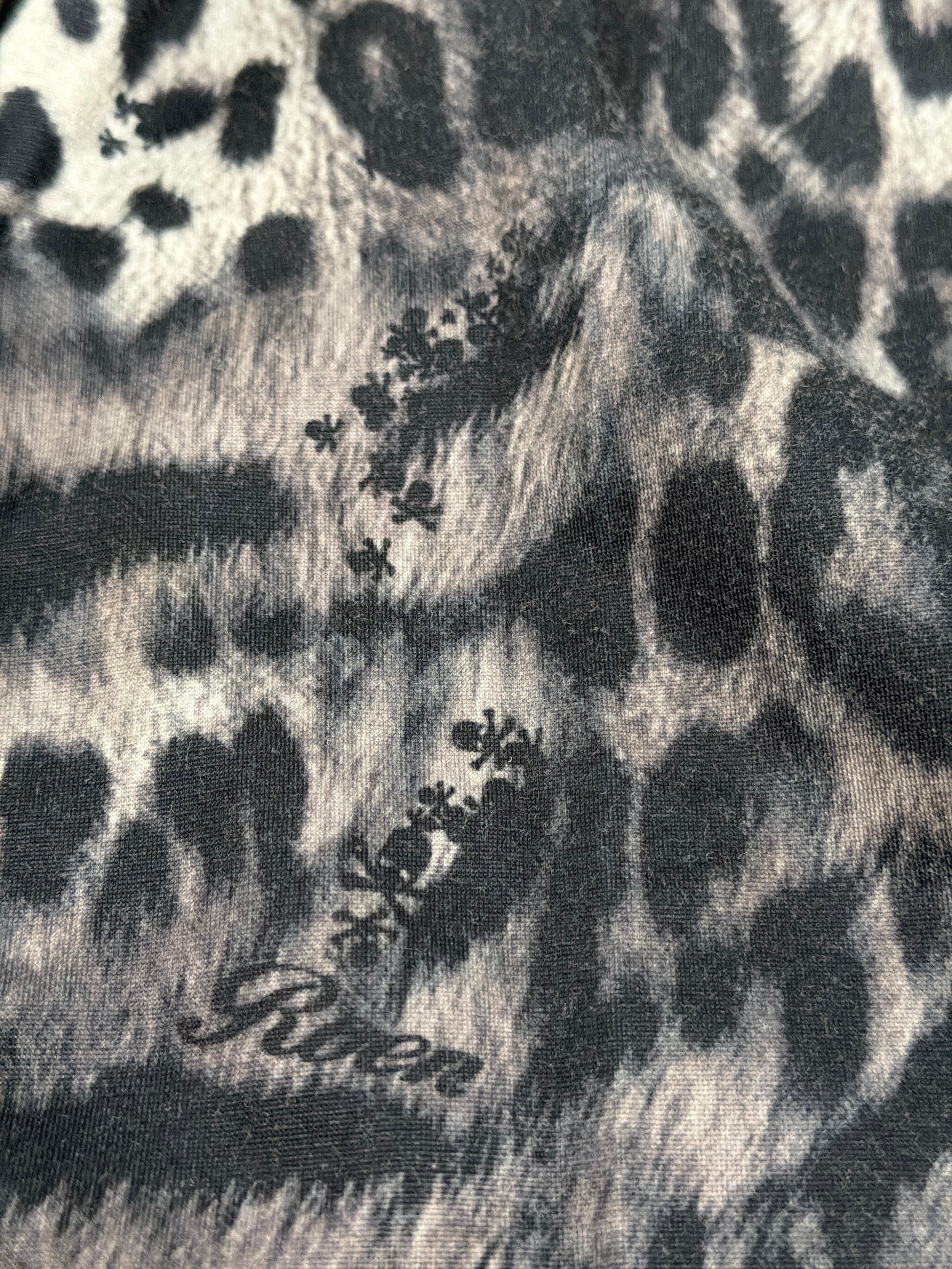 Roen Leopard Skull Sweatpants