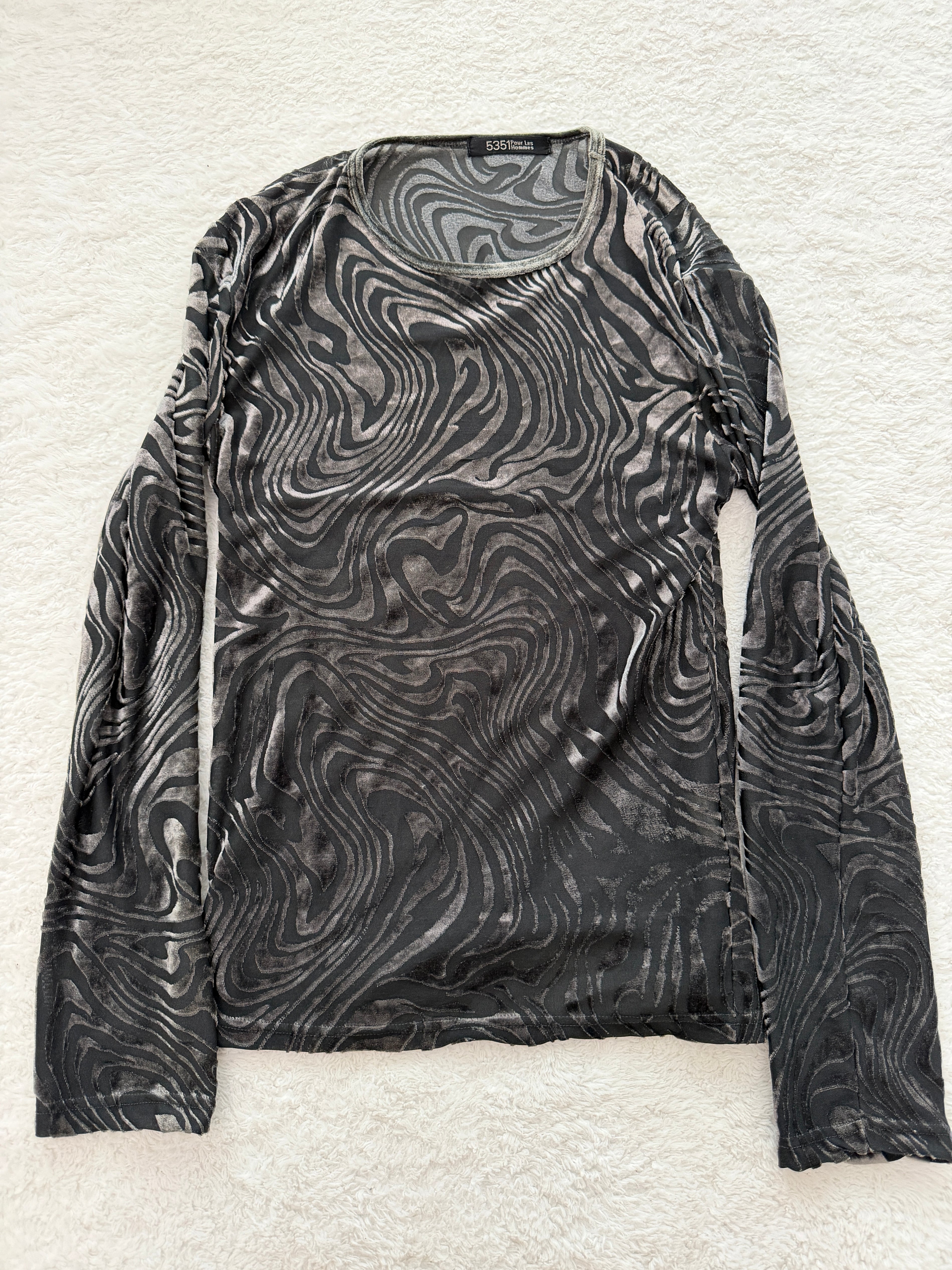 5351 Oil Velour Longsleeve