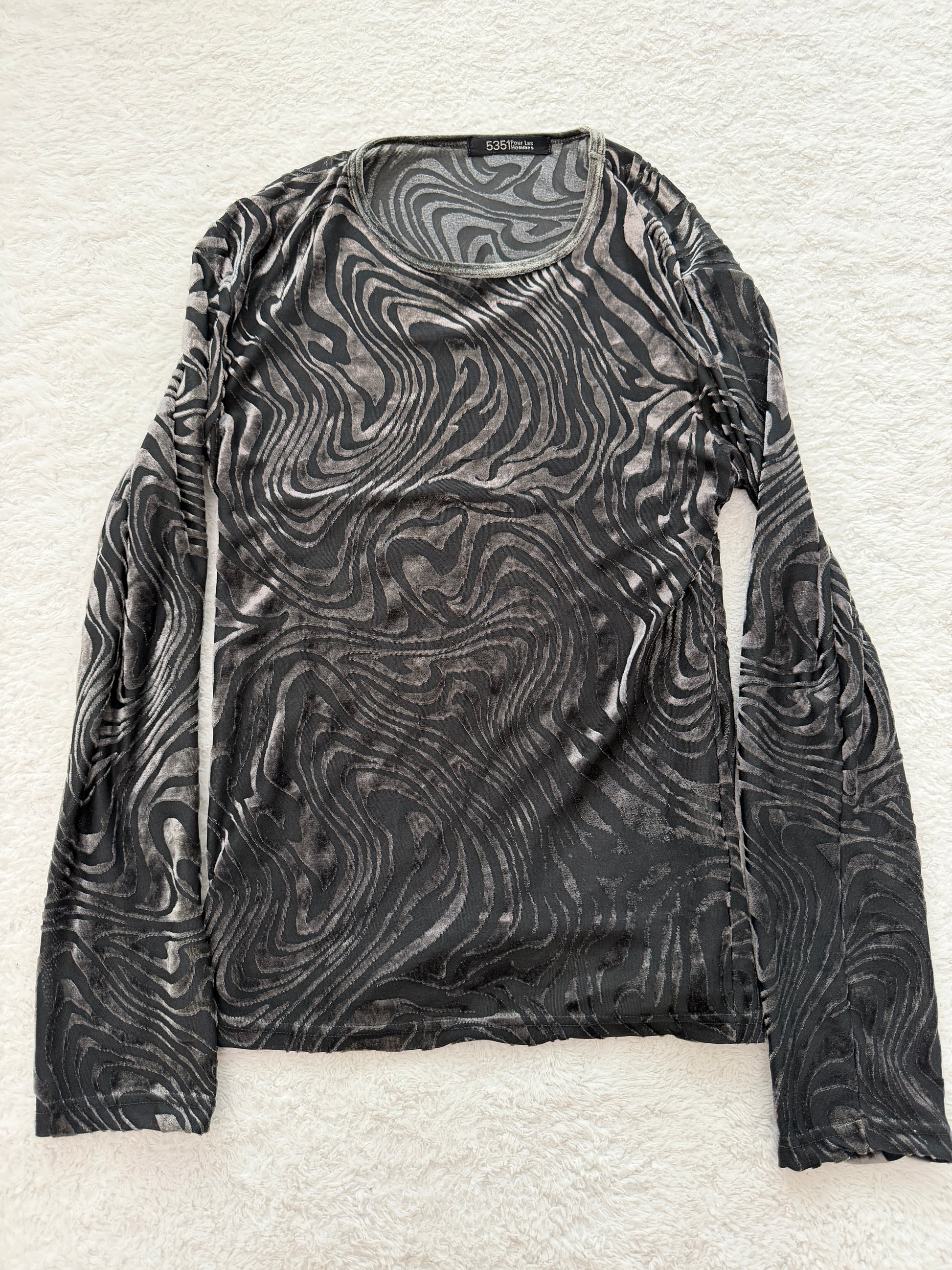 5351 Oil Velour Longsleeve