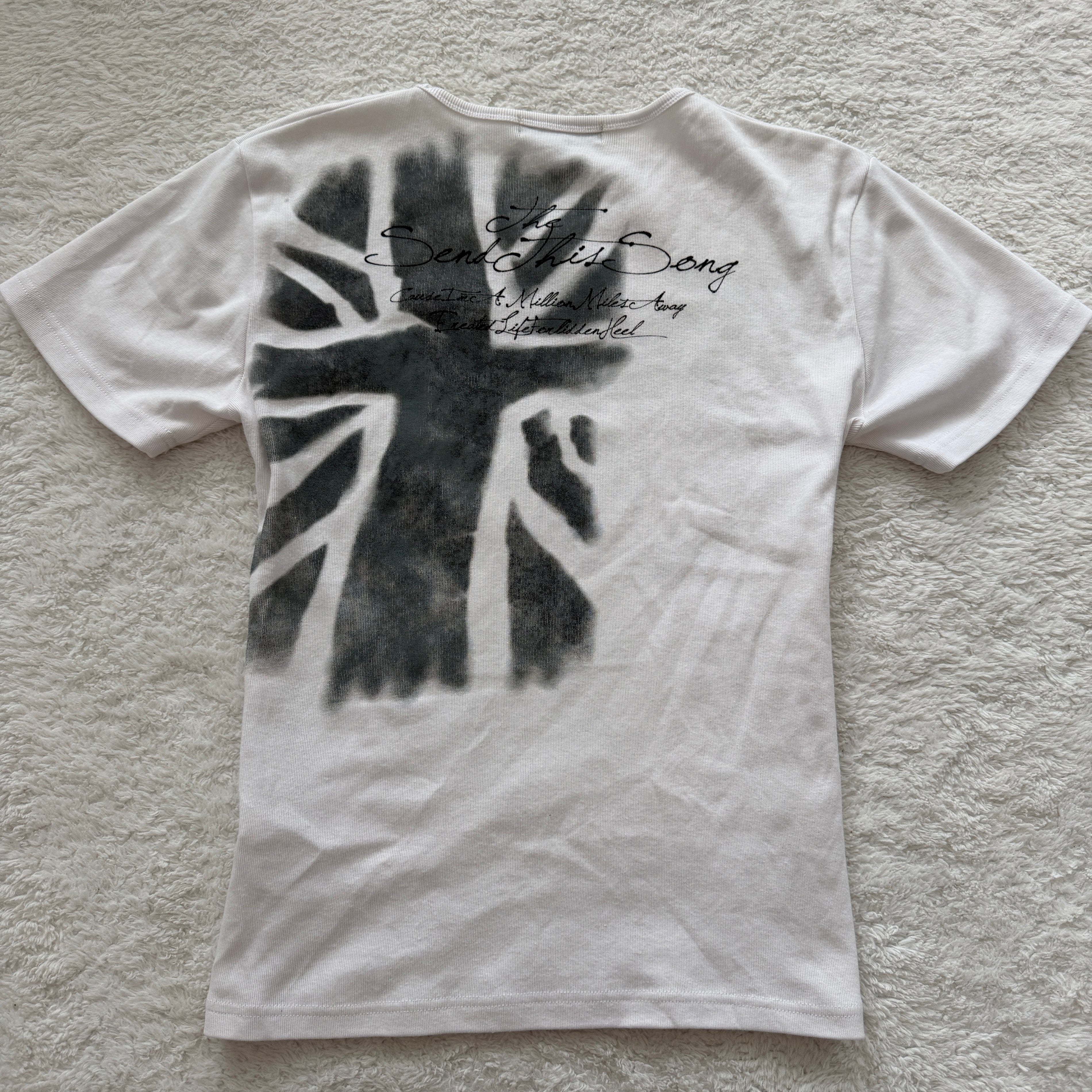 In The Attic Patched Poem Shirt