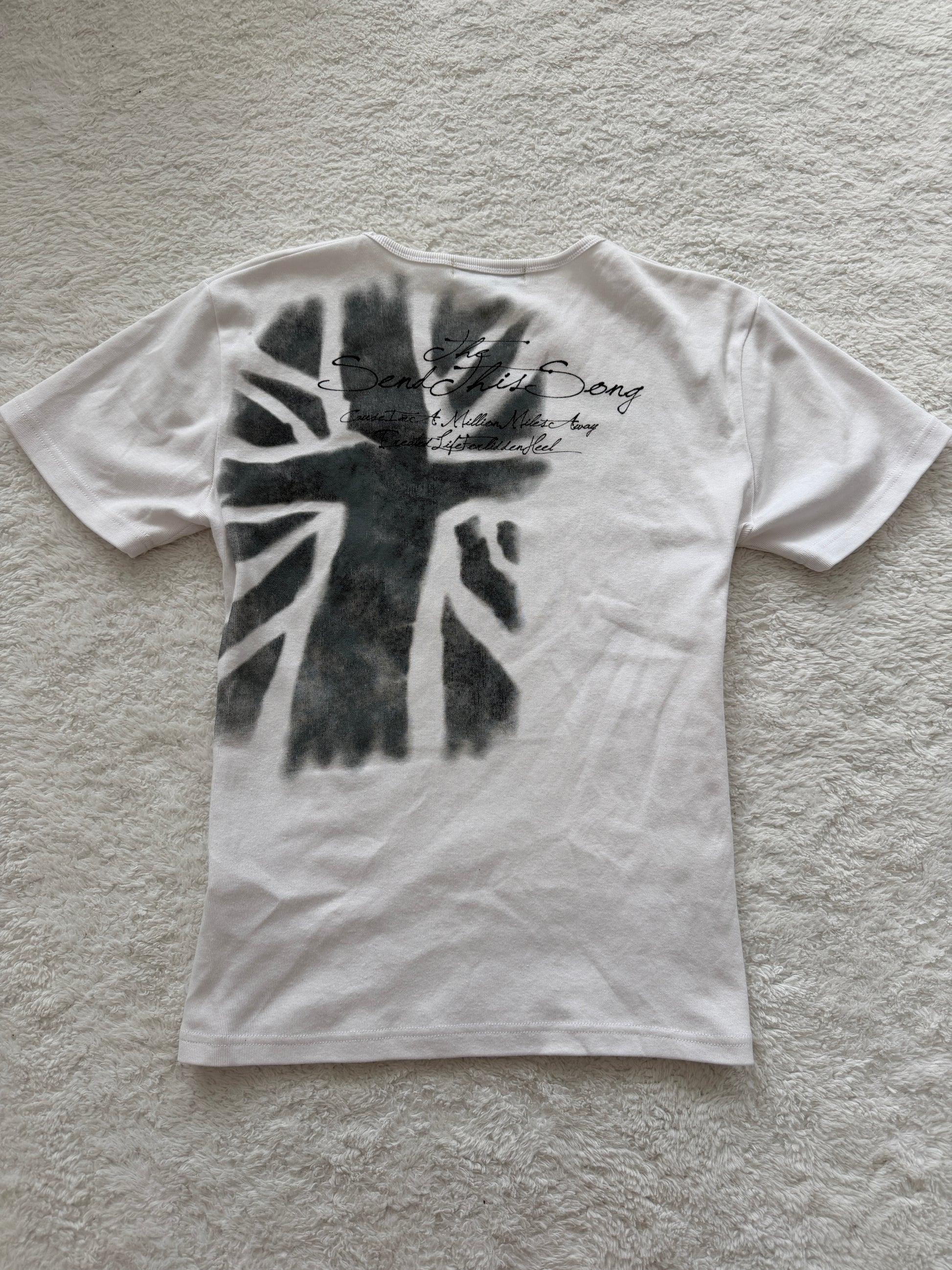In The Attic Patched Poem Shirt