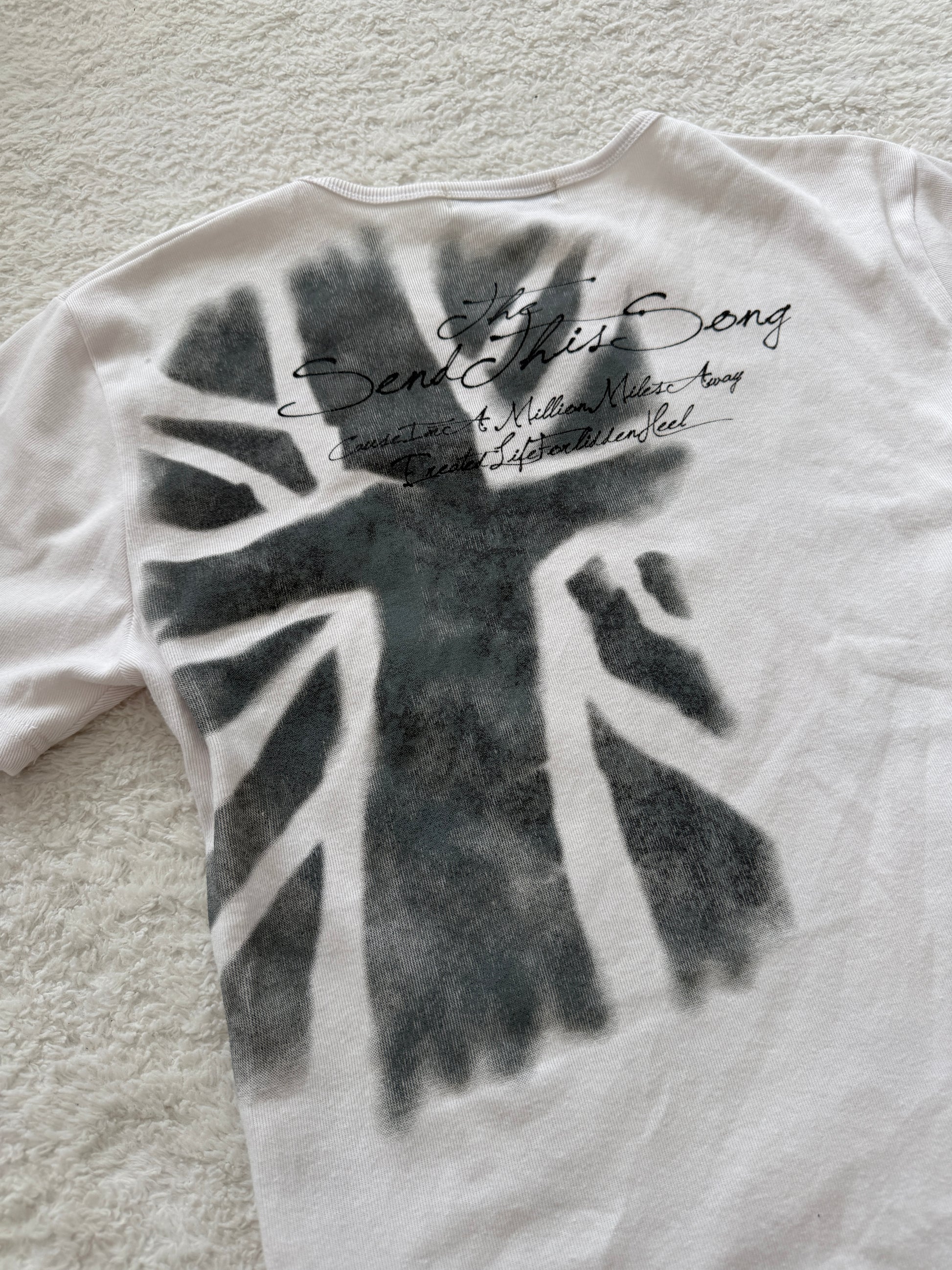 In The Attic Patched Poem Shirt
