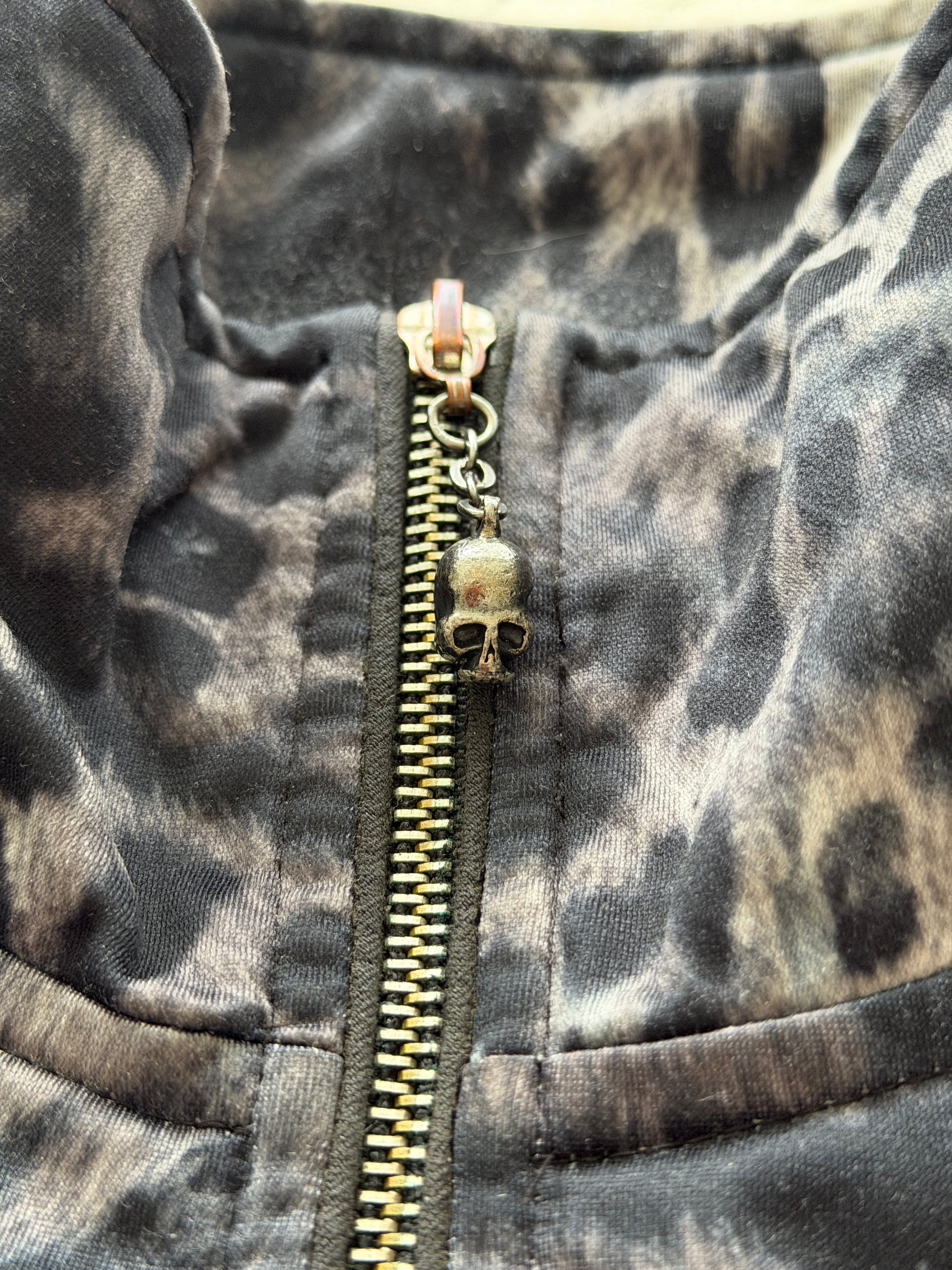 Roen Leopard Skull Track Jacket