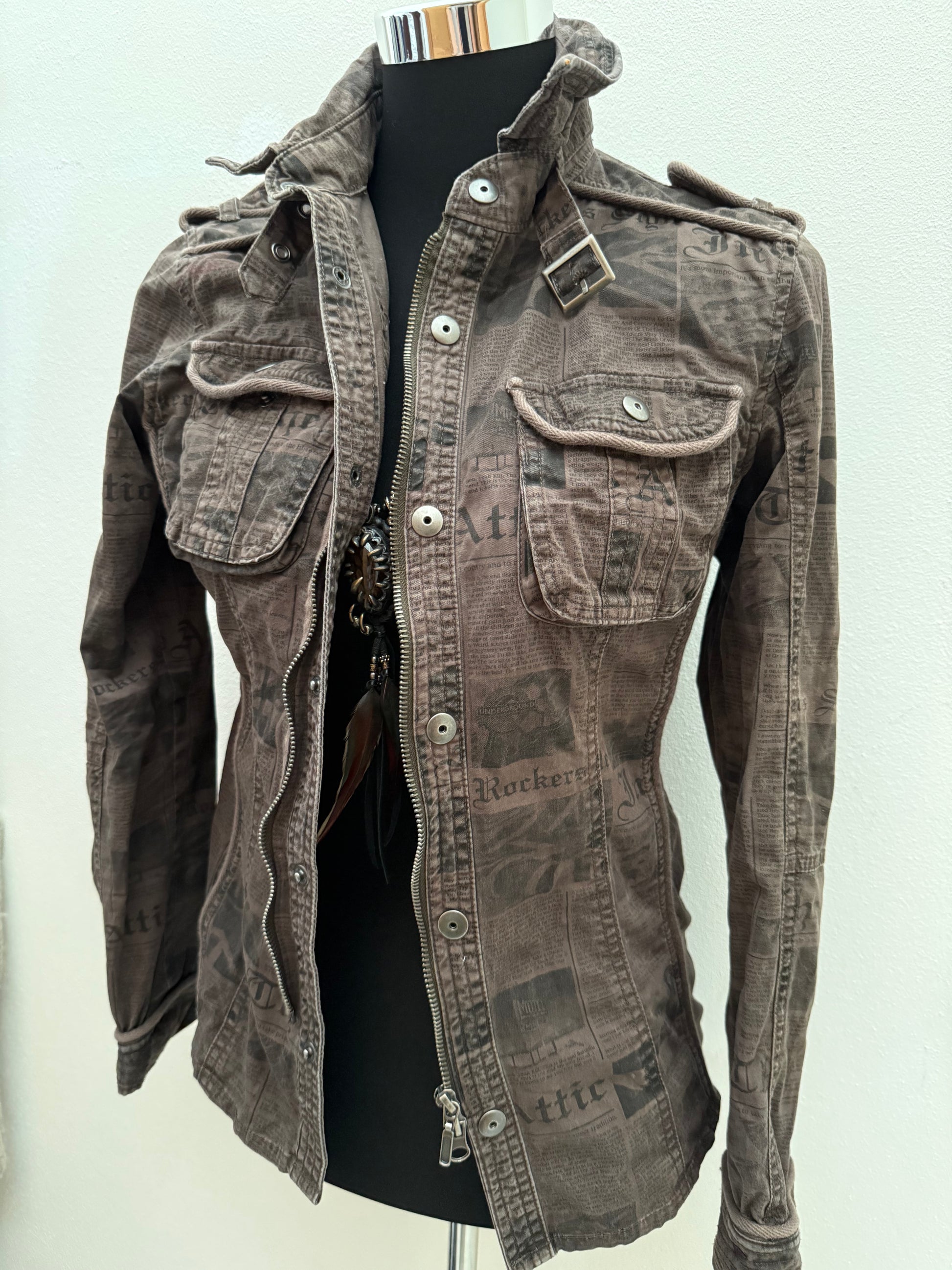 In the attic newspaper jacket