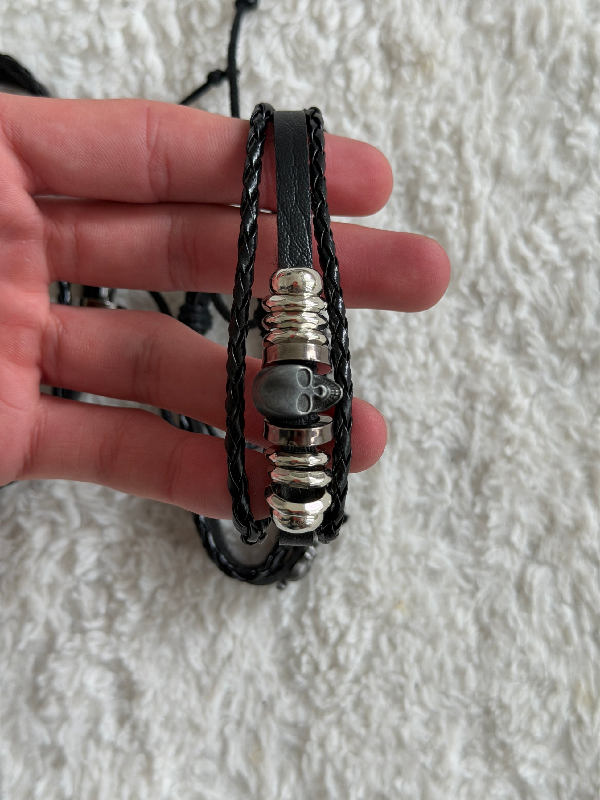 Bracelet Skull & Star Set