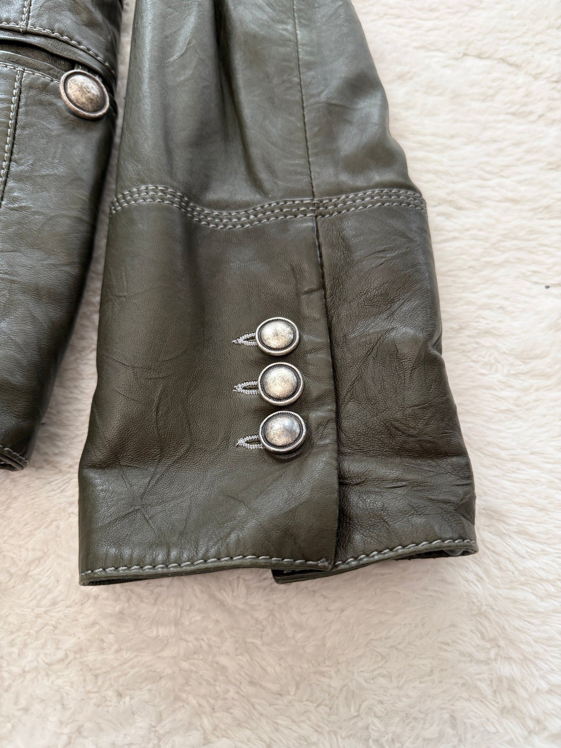 Napoleone Lamb Leather Jacket