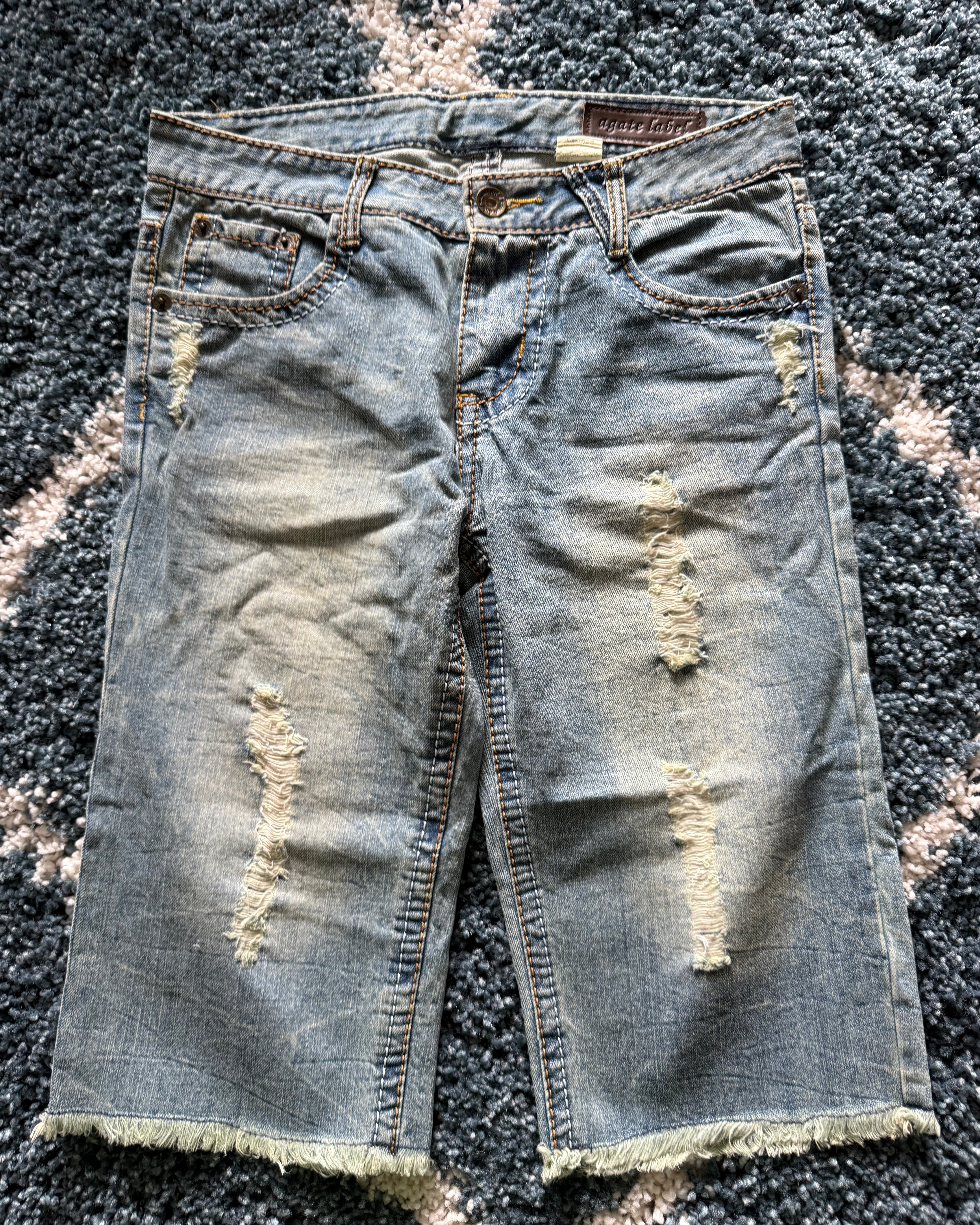 Agathe mud wash shorts