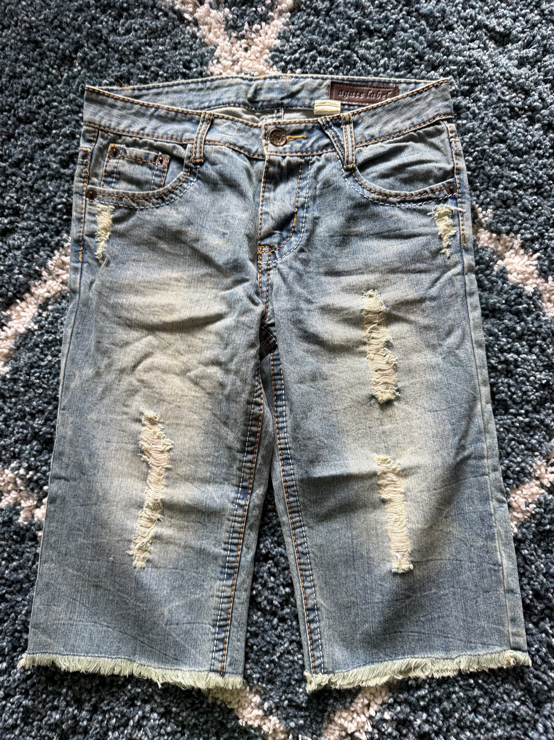 Agathe mud wash shorts