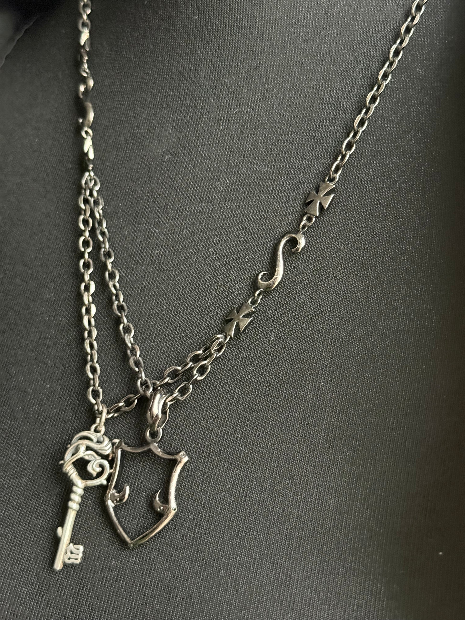 William Wallace Tribal Key Necklace