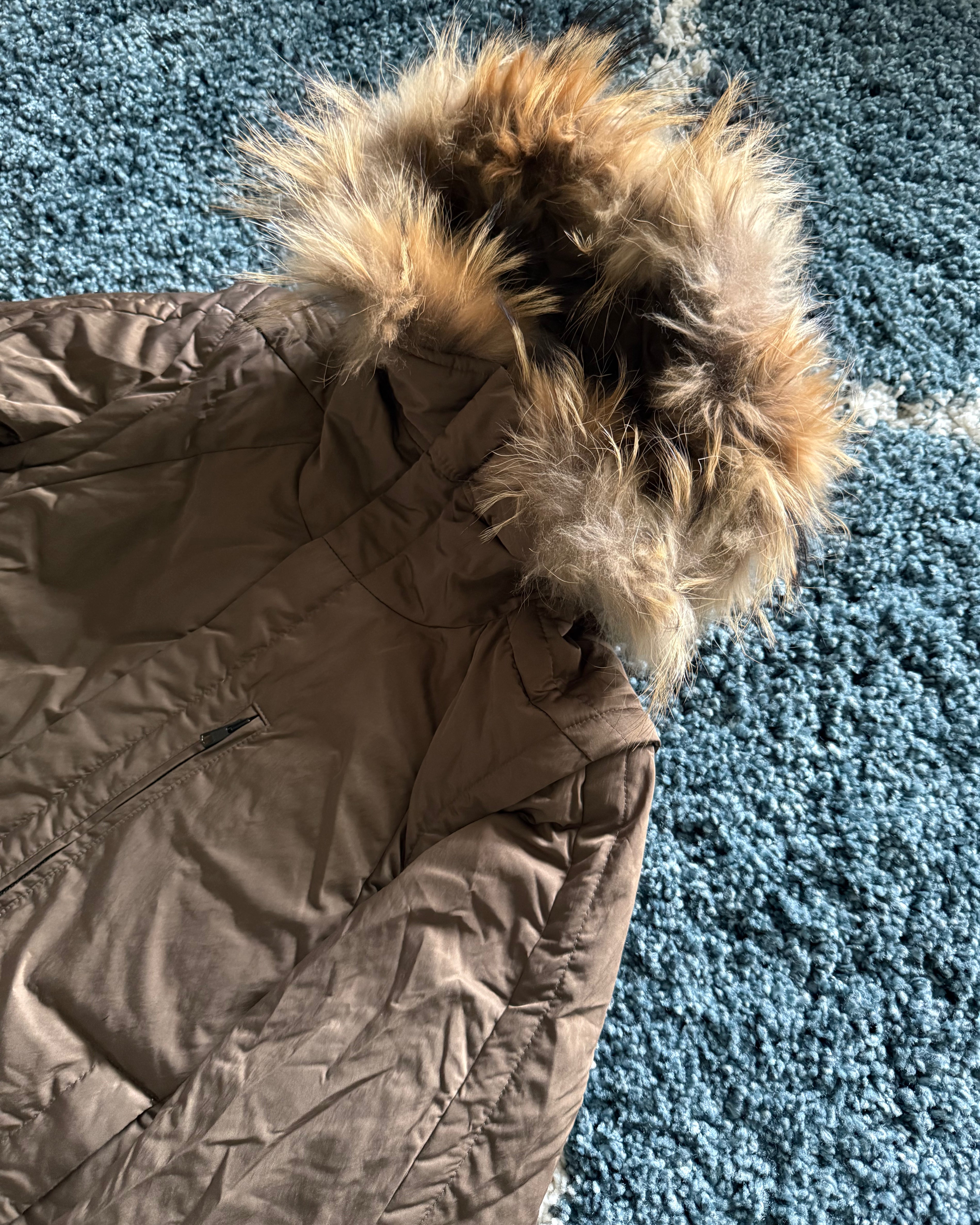 Schlussel Convertible Fur Puffer Jacket