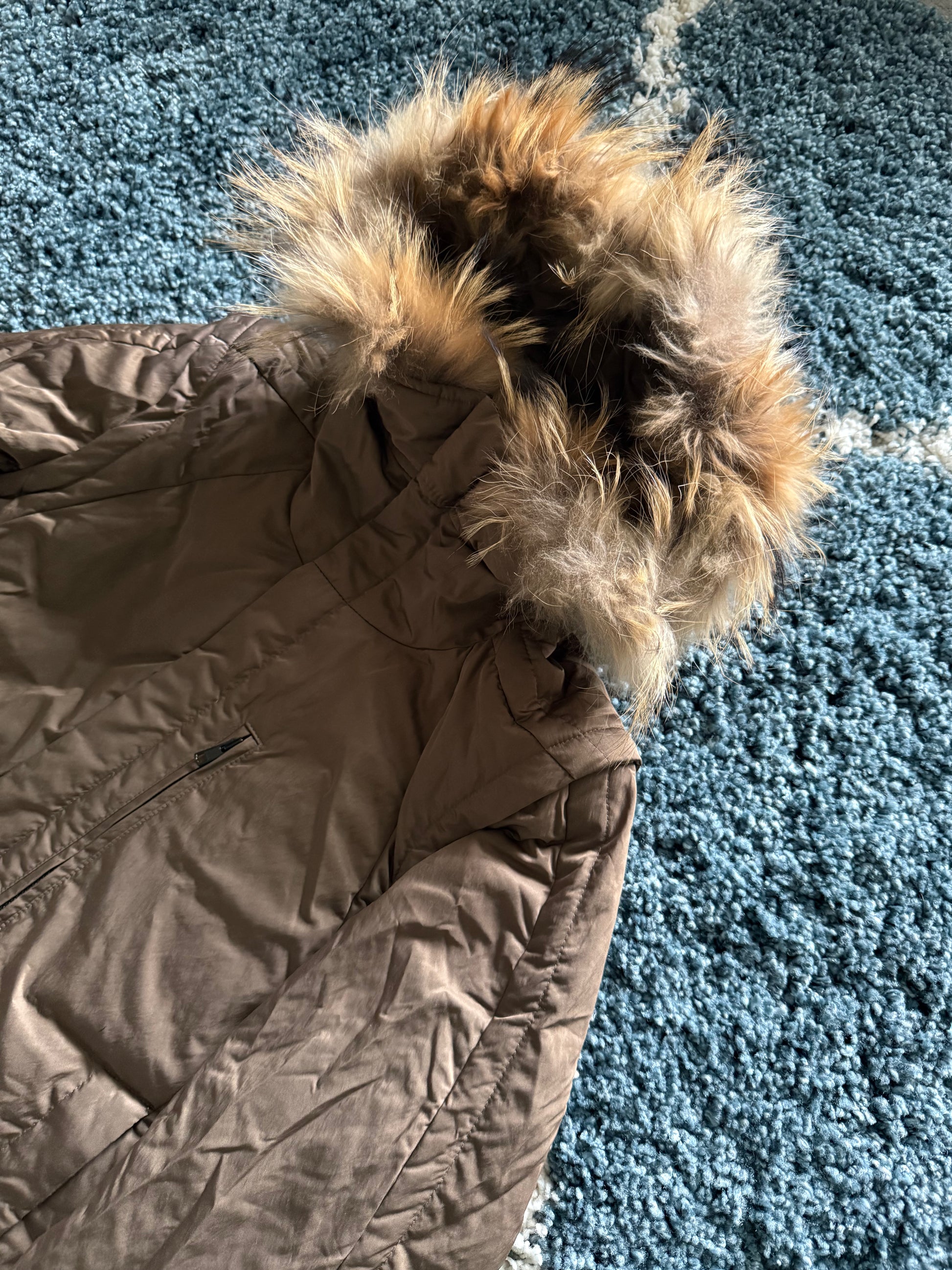 Schlussel Convertible Fur Puffer Jacket