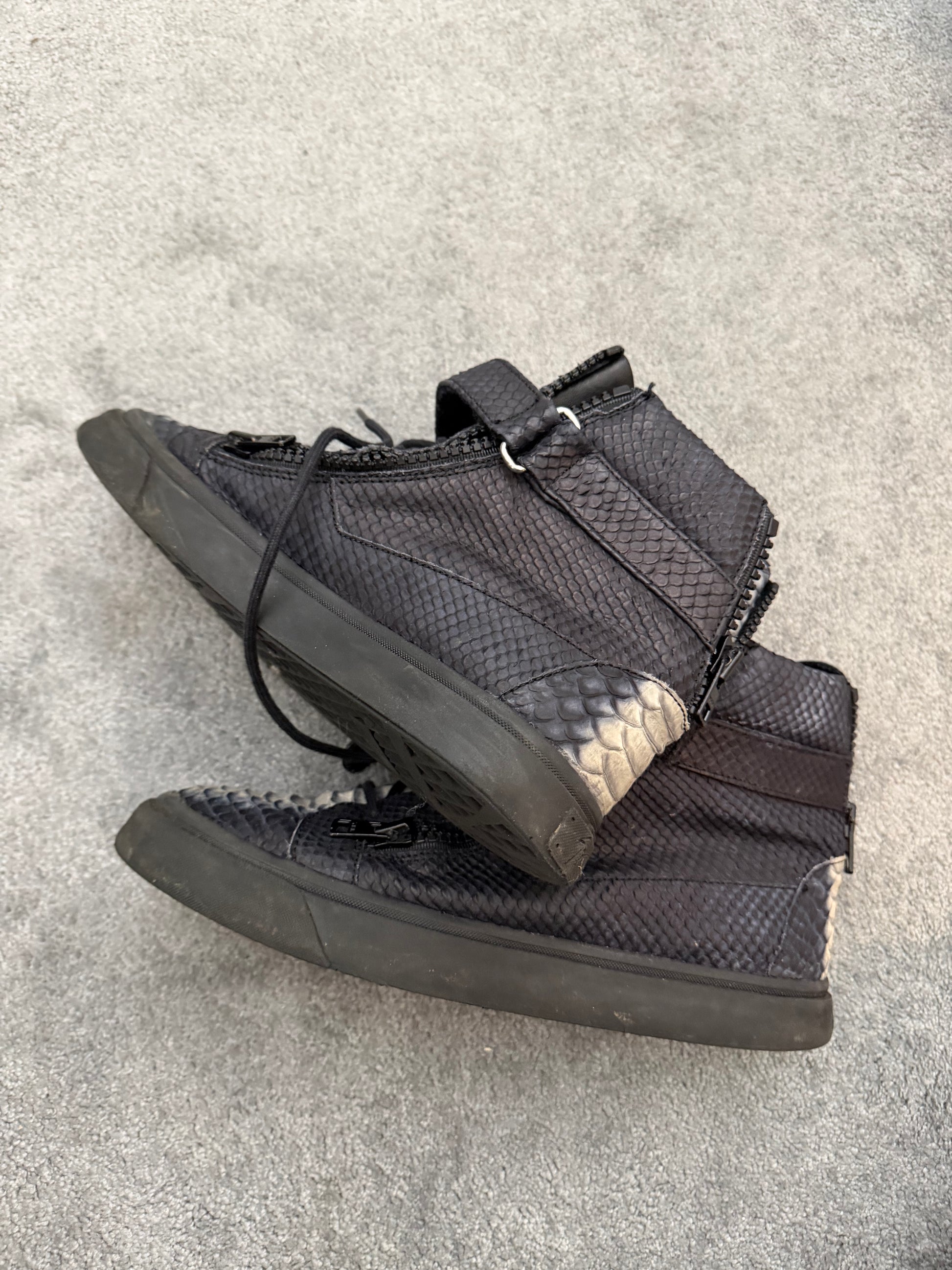 Giuseppe Zanotti x Lehmann Snakeskin Sneaker