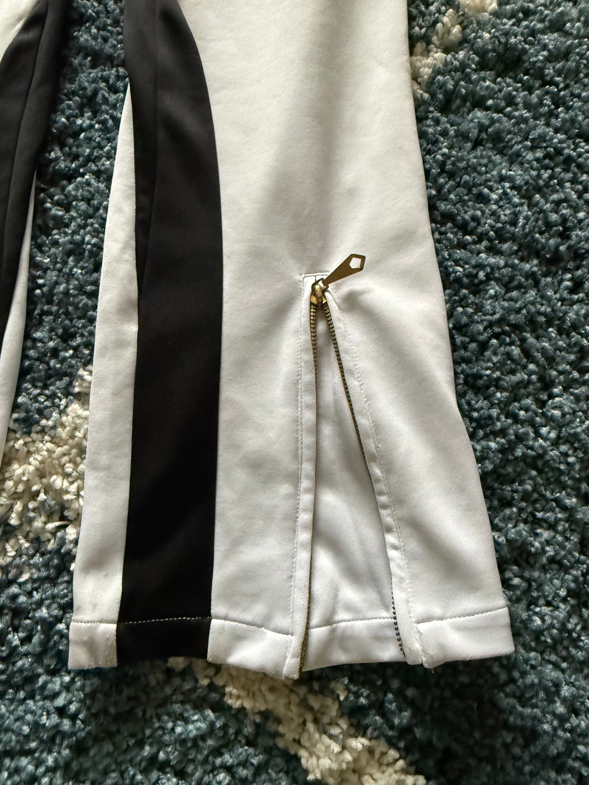 Valentine golden laced up cargo sweatpants