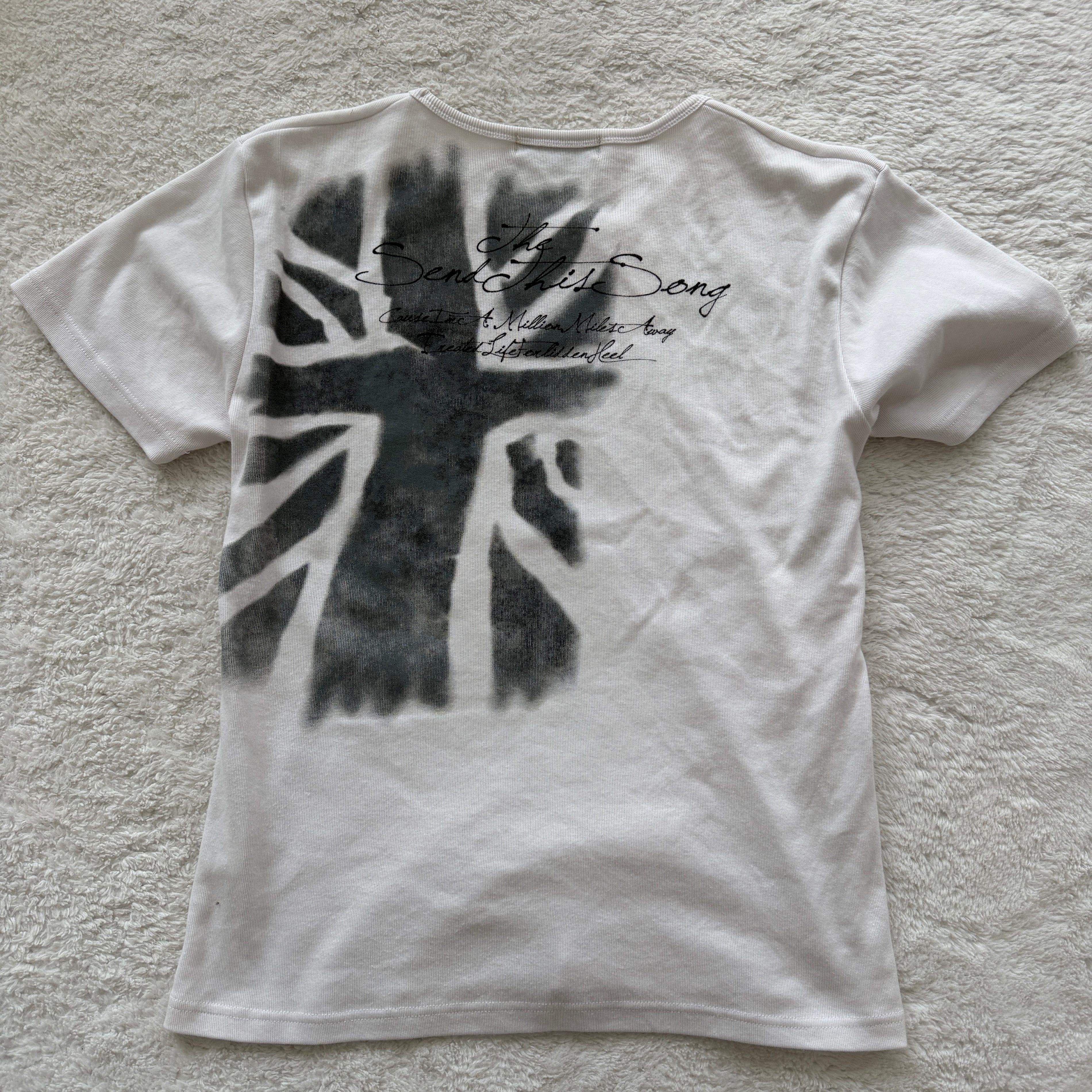 In The Attic Patched Poem Shirt