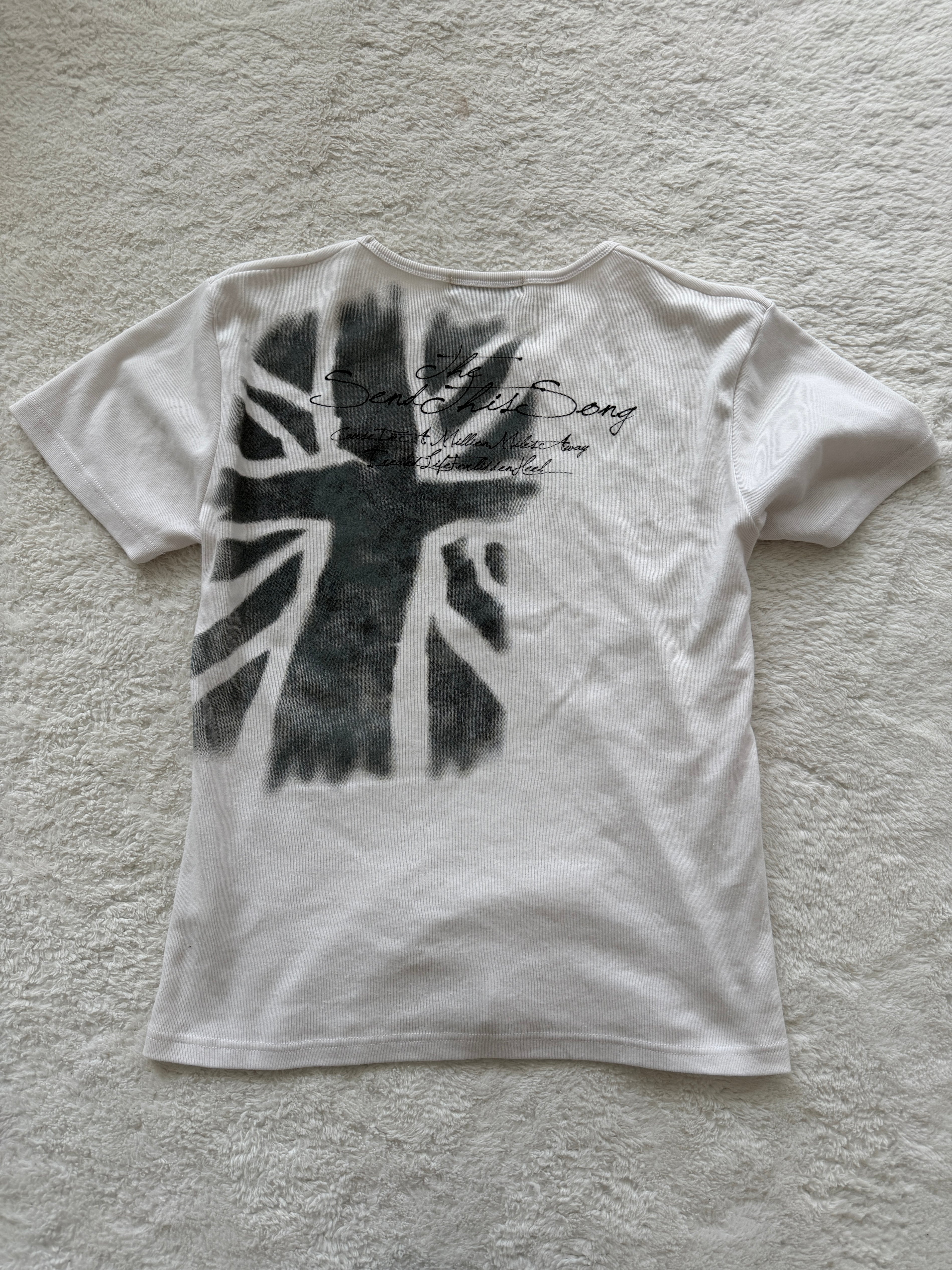 In The Attic Patched Poem Shirt