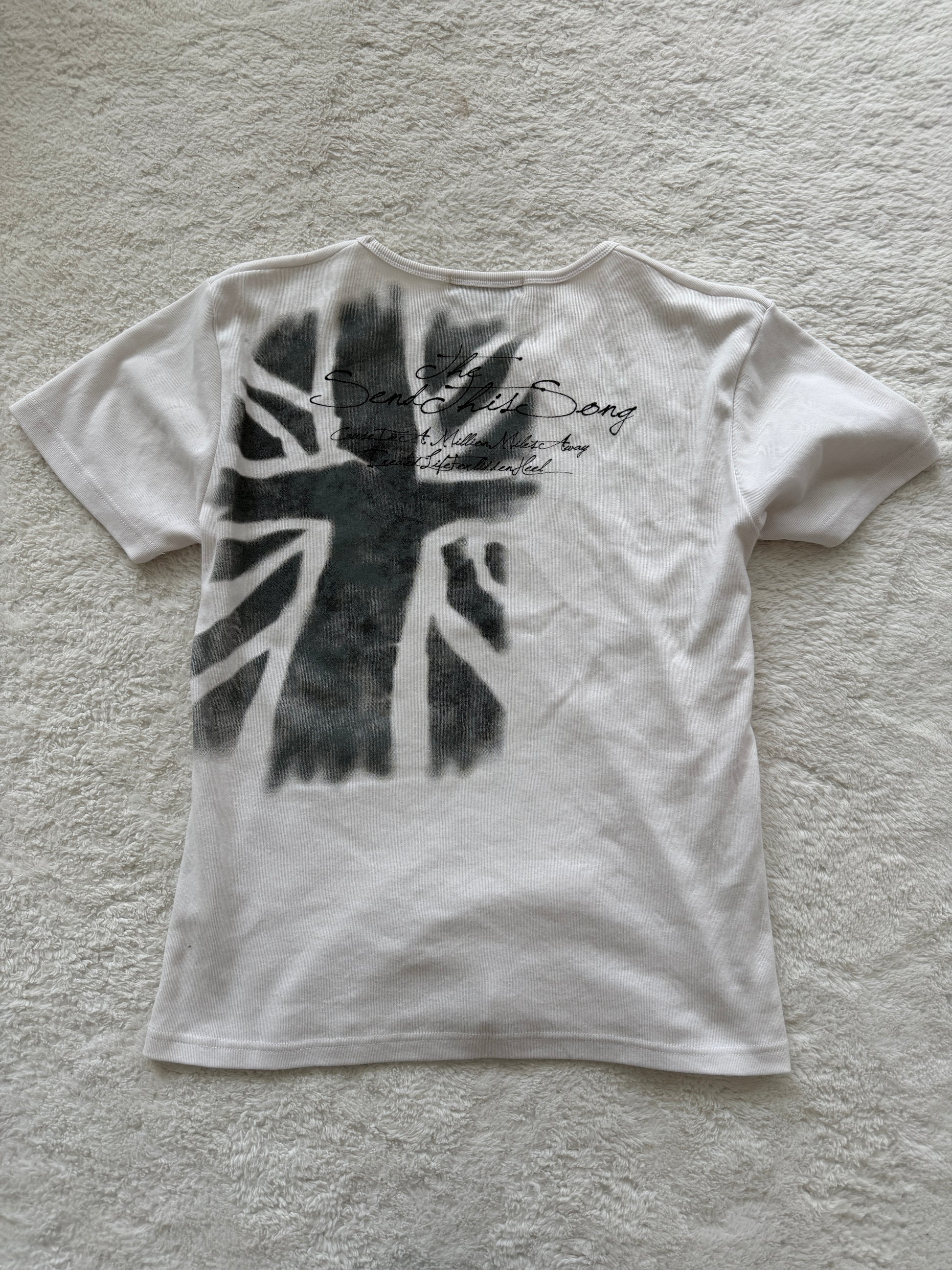 In The Attic Patched Poem Shirt