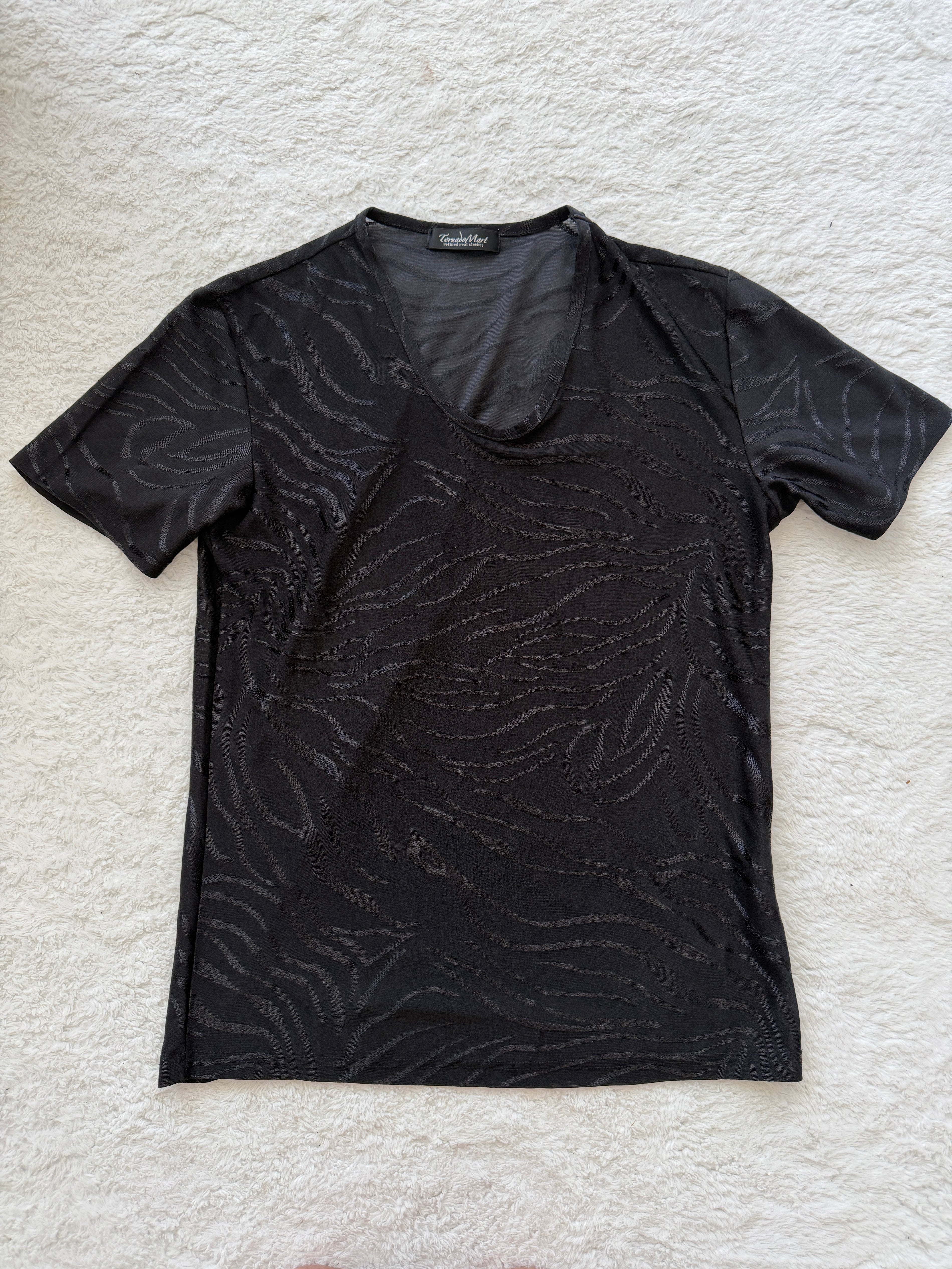 Tornado Mart Waxed Woven Zebra Shirt