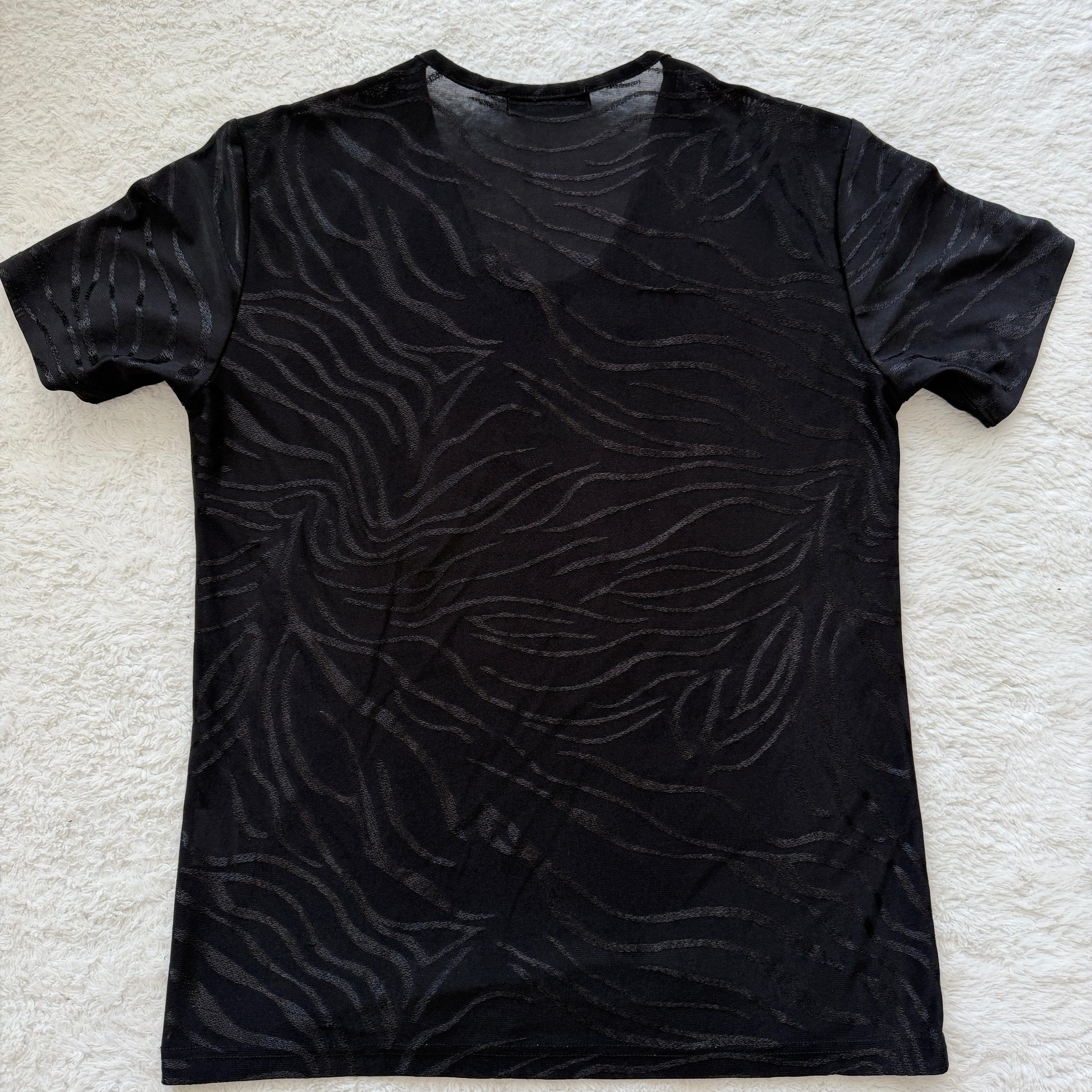 Tornado Mart Waxed Woven Zebra Shirt
