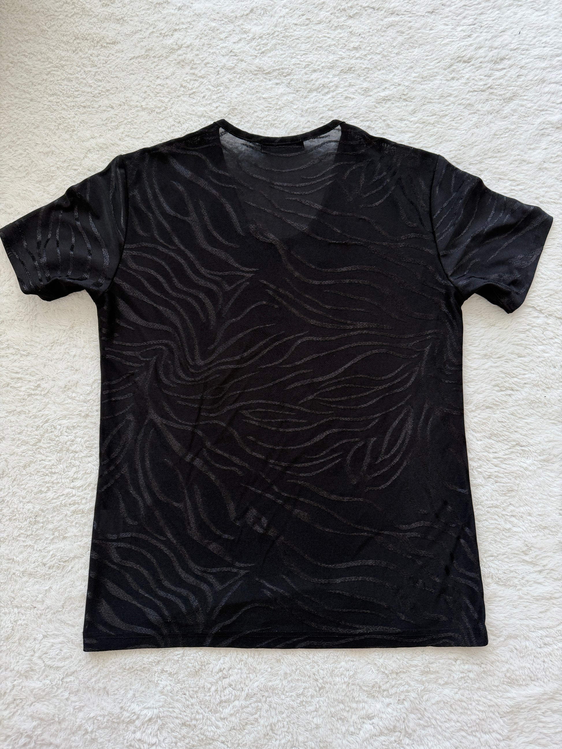 Tornado Mart Waxed Woven Zebra Shirt
