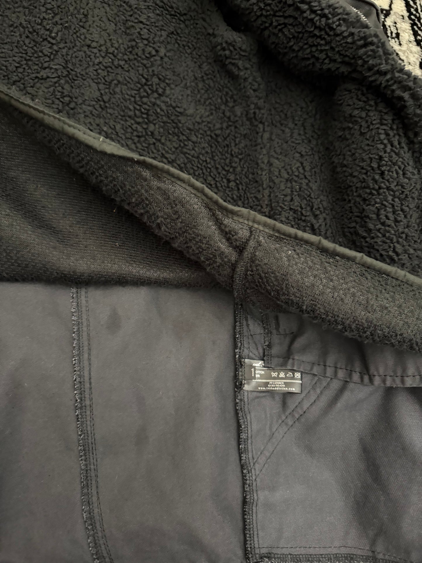 14th Addiction Fox Fur Waxed Gas Mask Parka Jacket