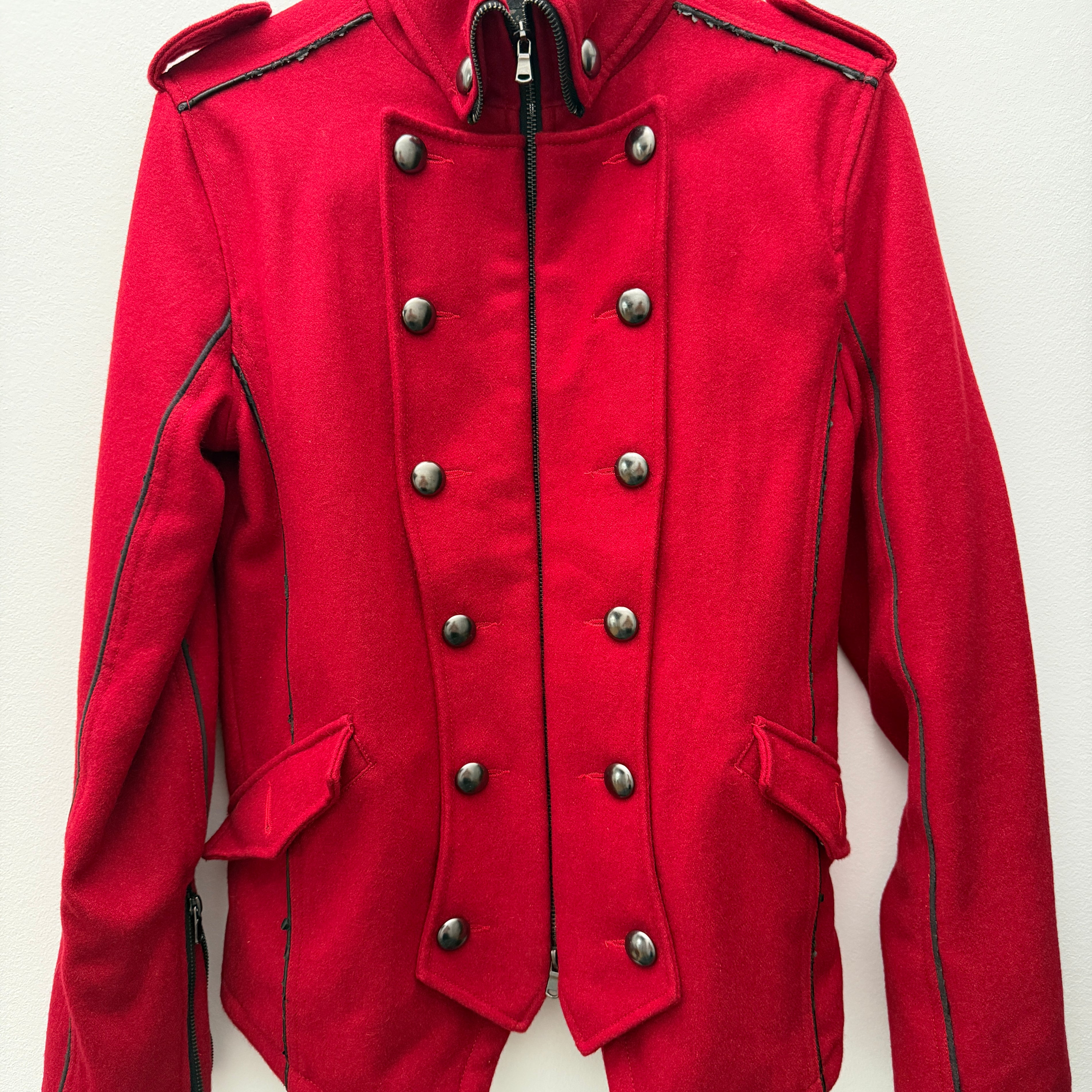 Xfrm Napoleon Wool Leopard Inline Jacket