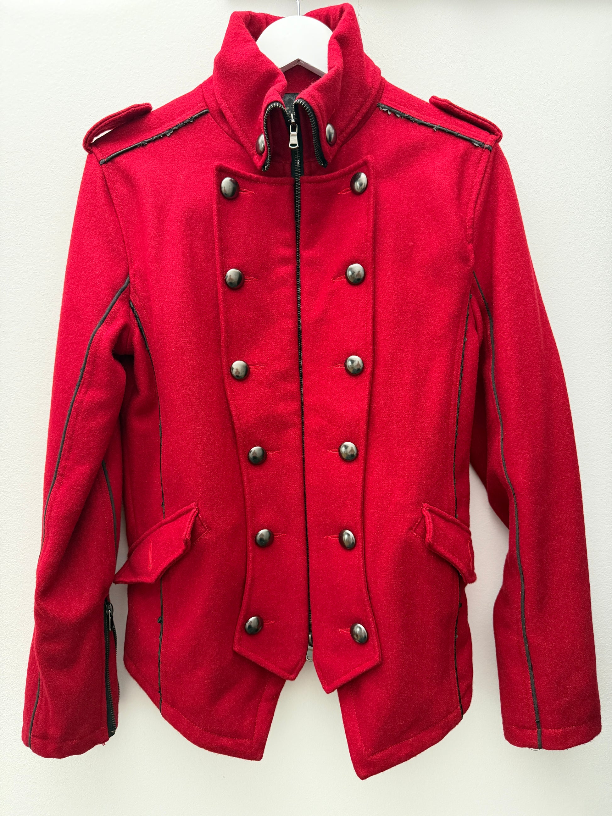 Xfrm Napoleon Wool Leopard Inline Jacket