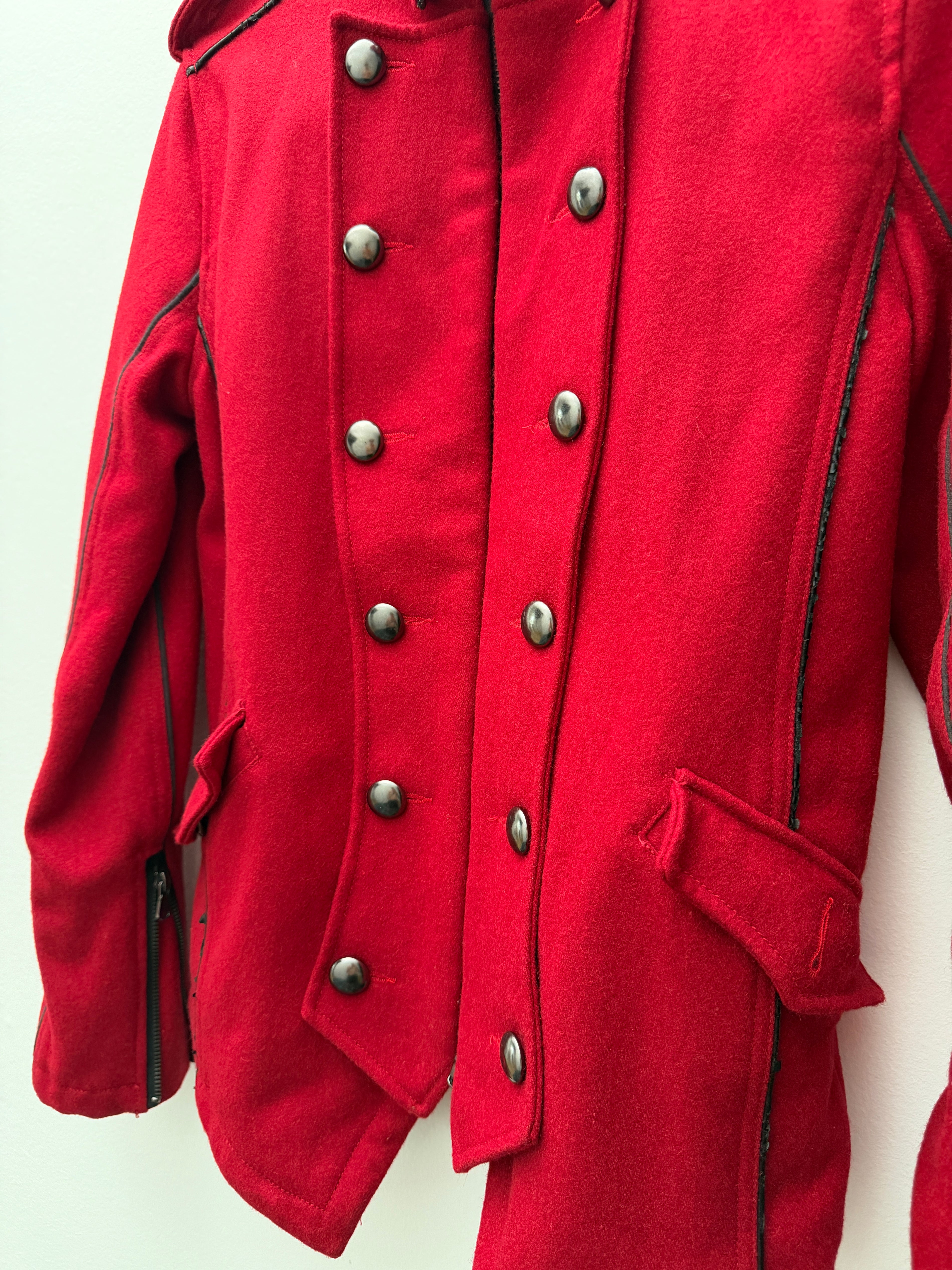 Xfrm Napoleon Wool Leopard Inline Jacket