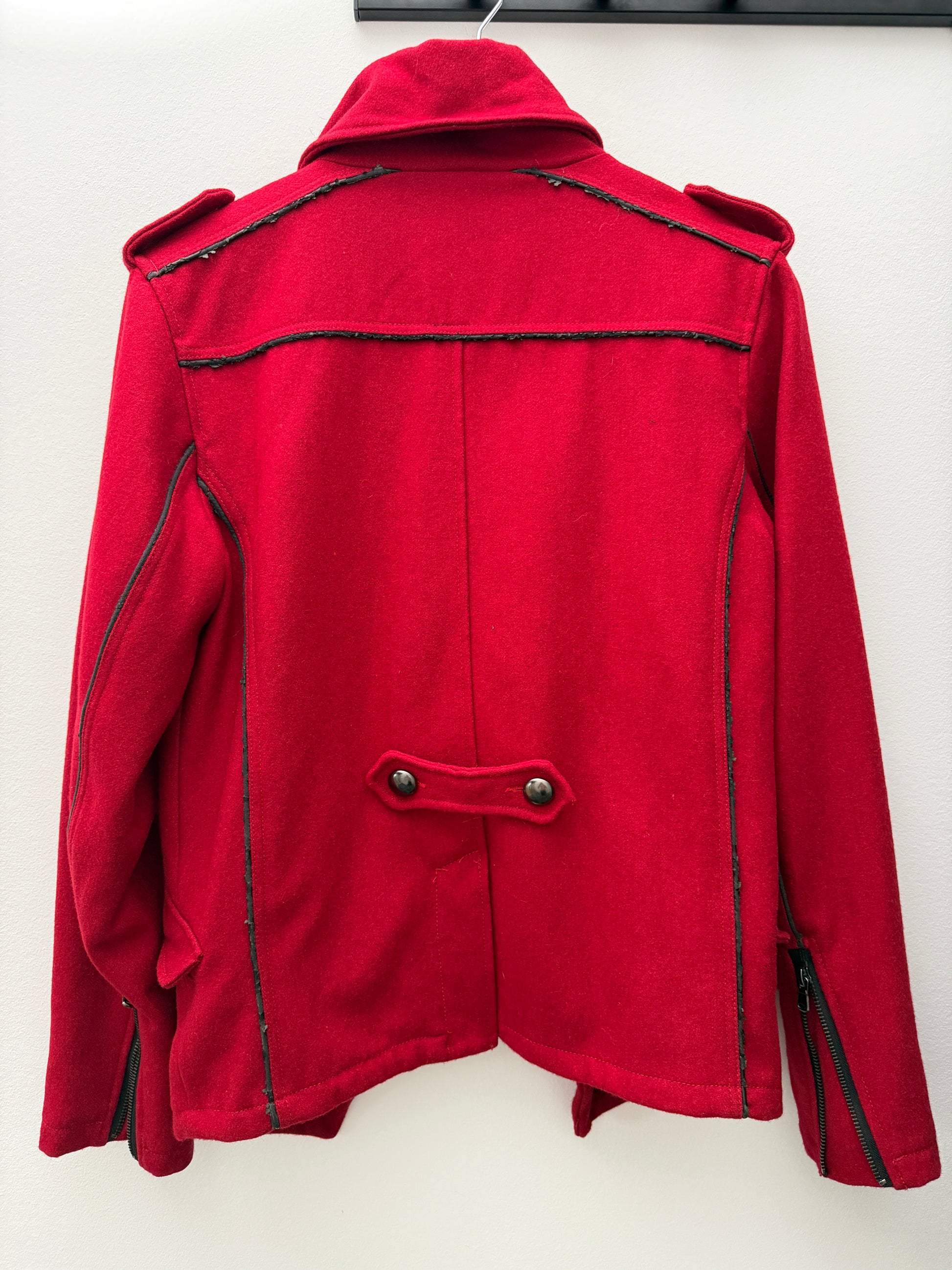 Xfrm Napoleon Wool Leopard Inline Jacket