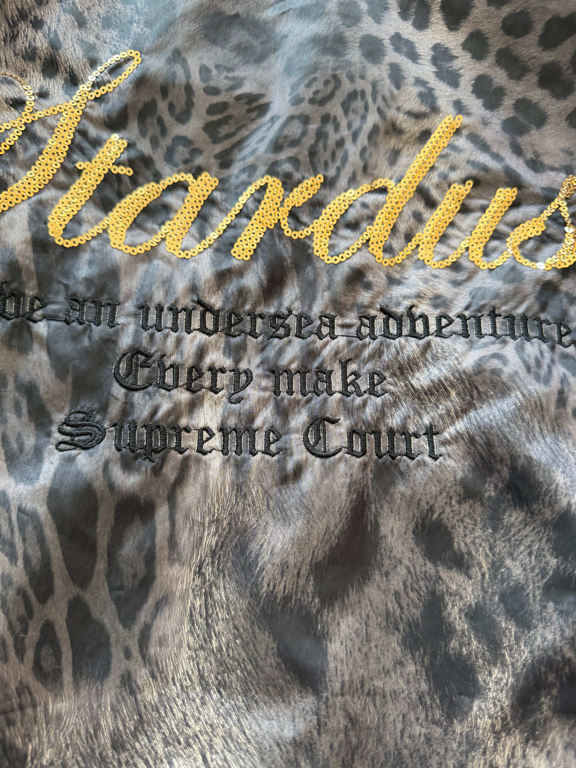 Session Stardust Leopard Track Jacket