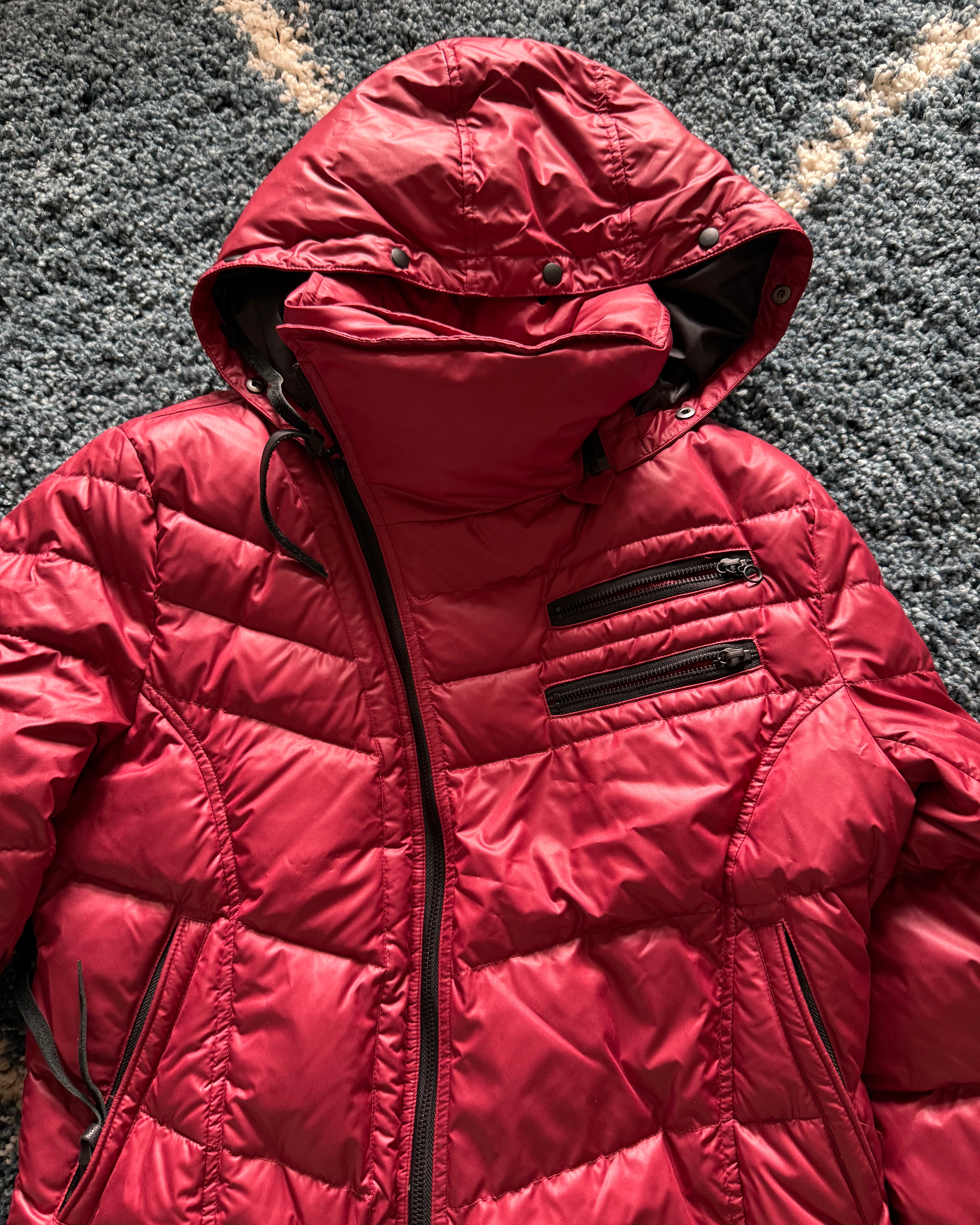 Edge Rupert asymmetrical zipper ninja bloodmoon puffer jacket