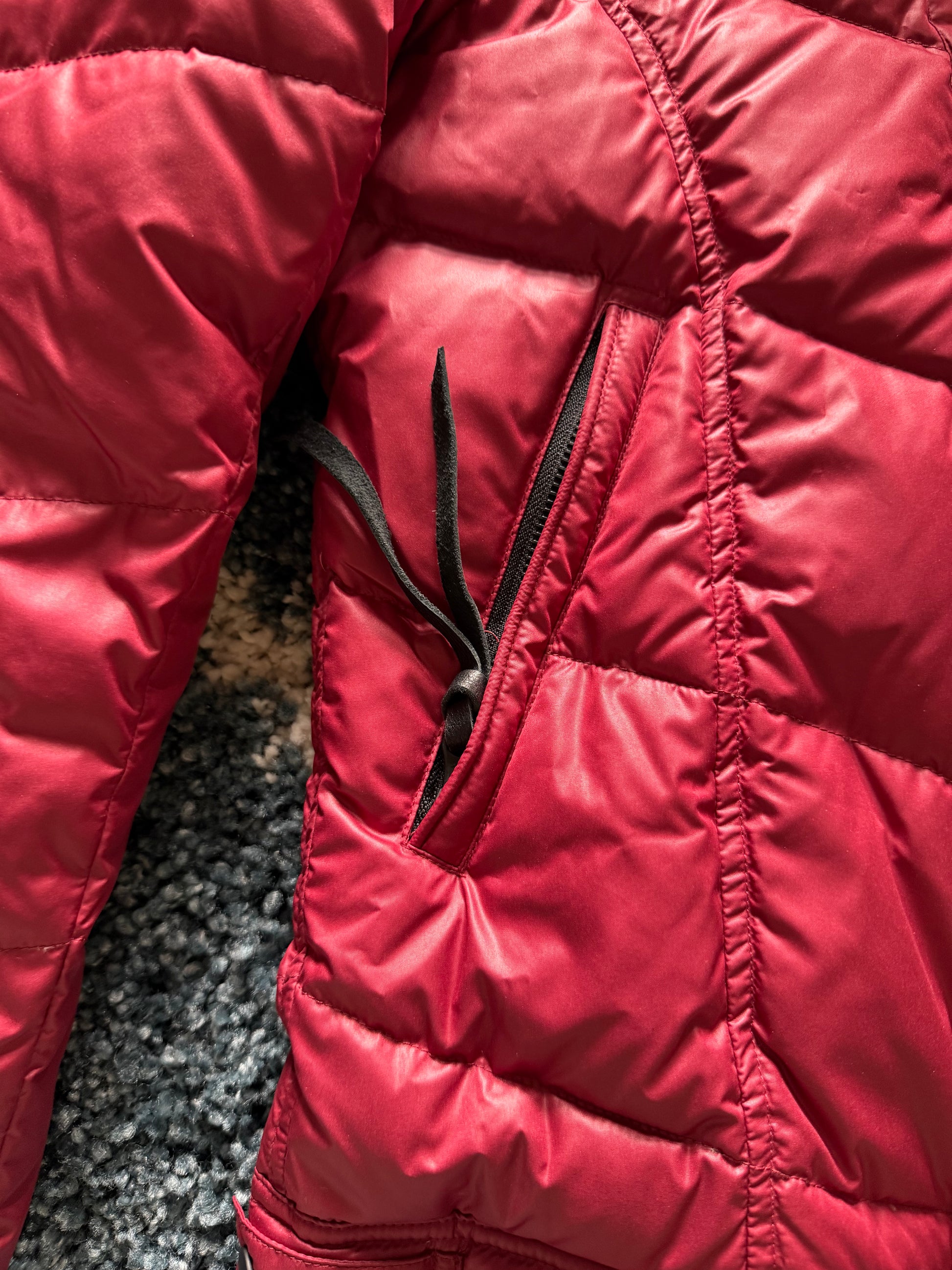 Edge Rupert asymmetrical zipper ninja bloodmoon puffer jacket