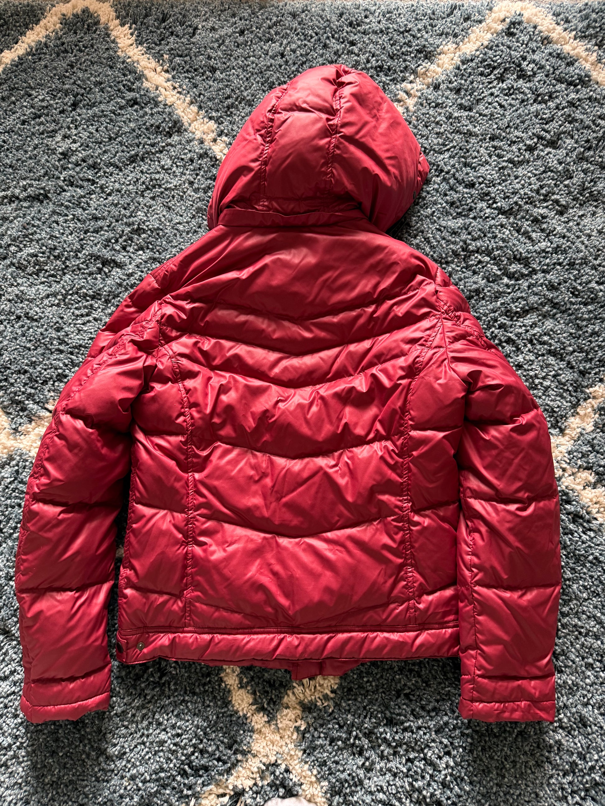 Edge Rupert asymmetrical zipper ninja bloodmoon puffer jacket