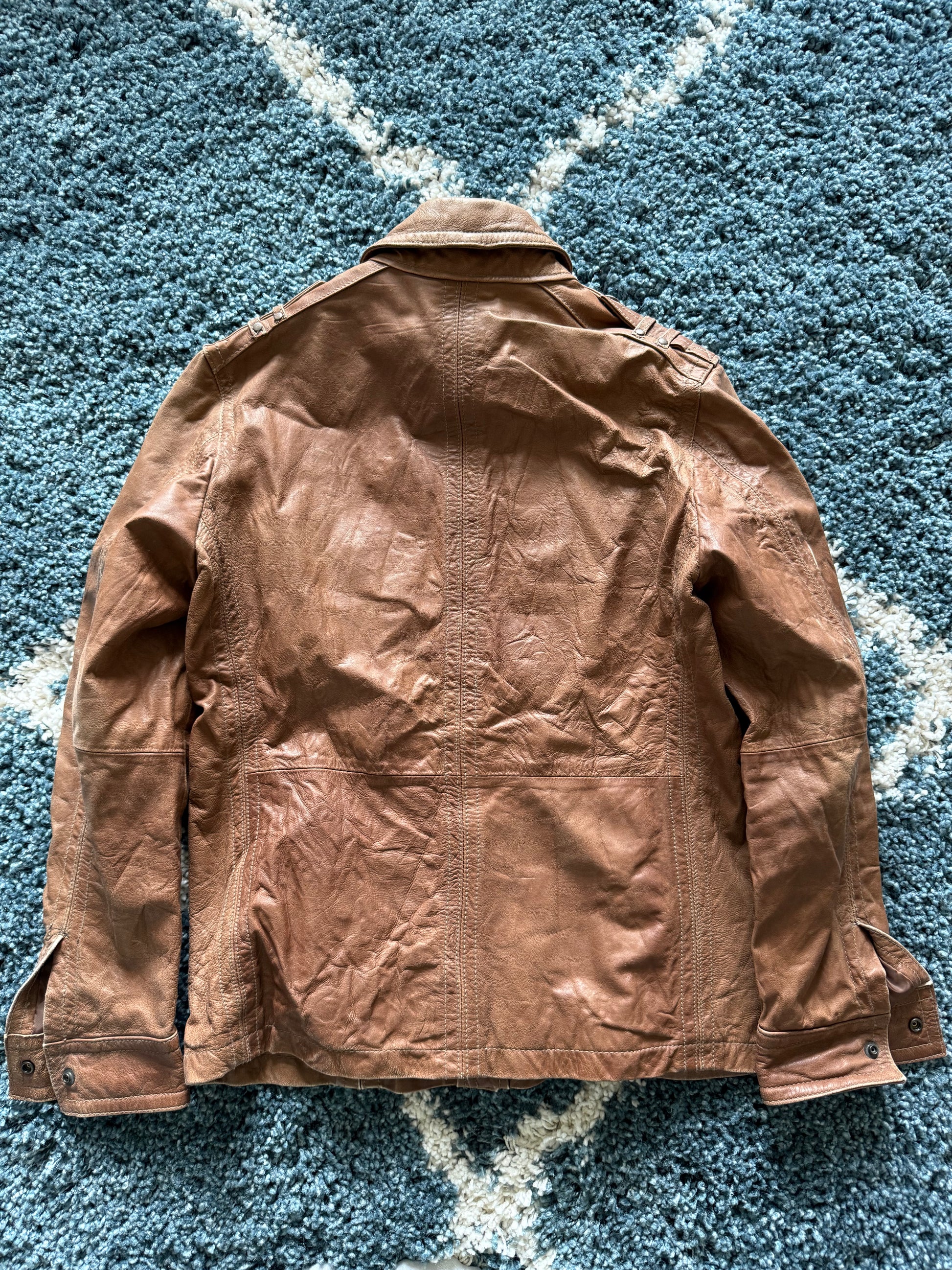 Rattle Trap Vintage Leather military jacket