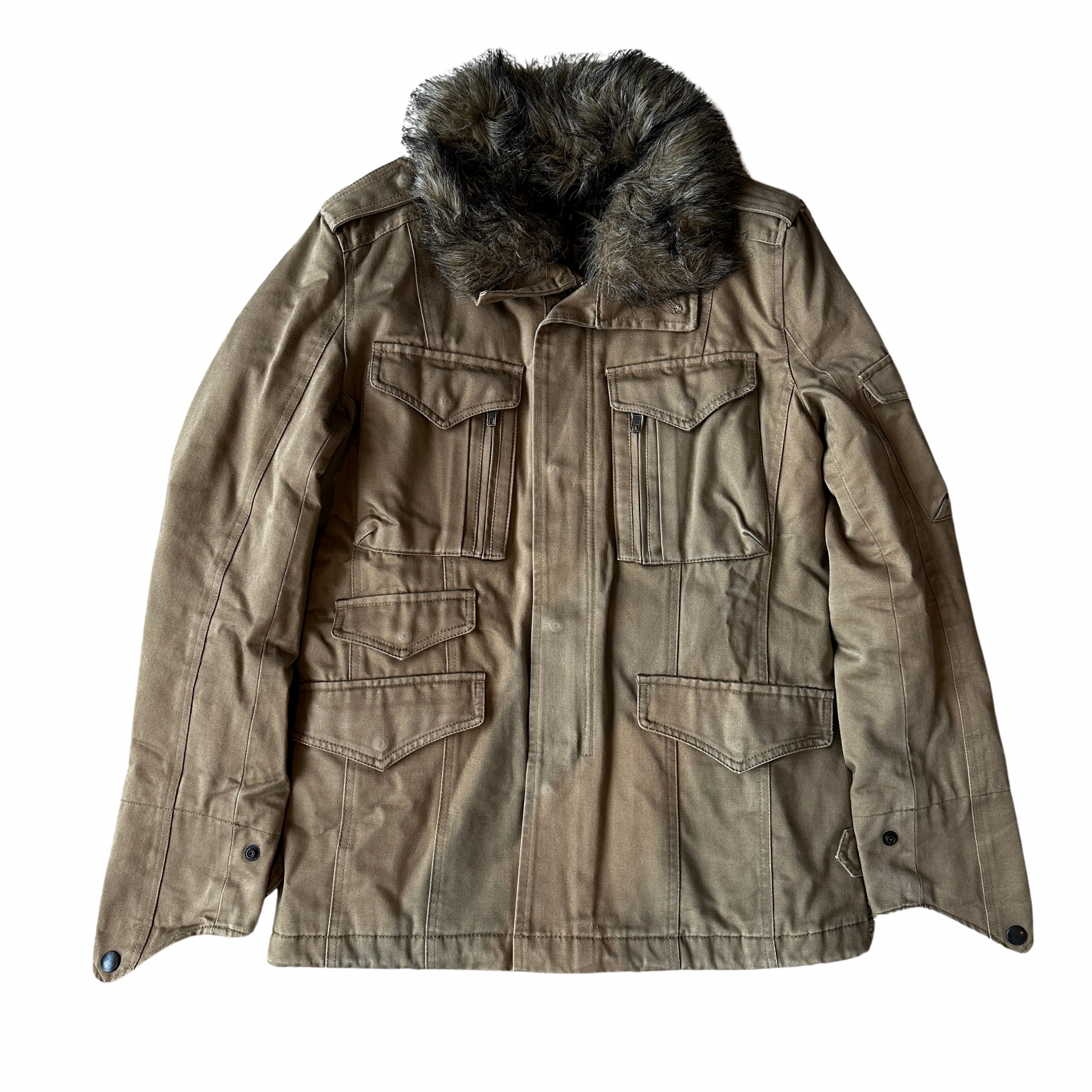 Schlussel Military Fur Jacket