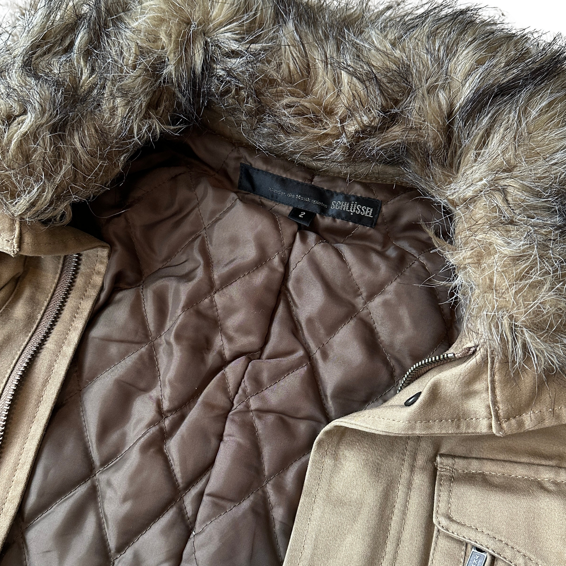 Schlussel Military Fur Jacket
