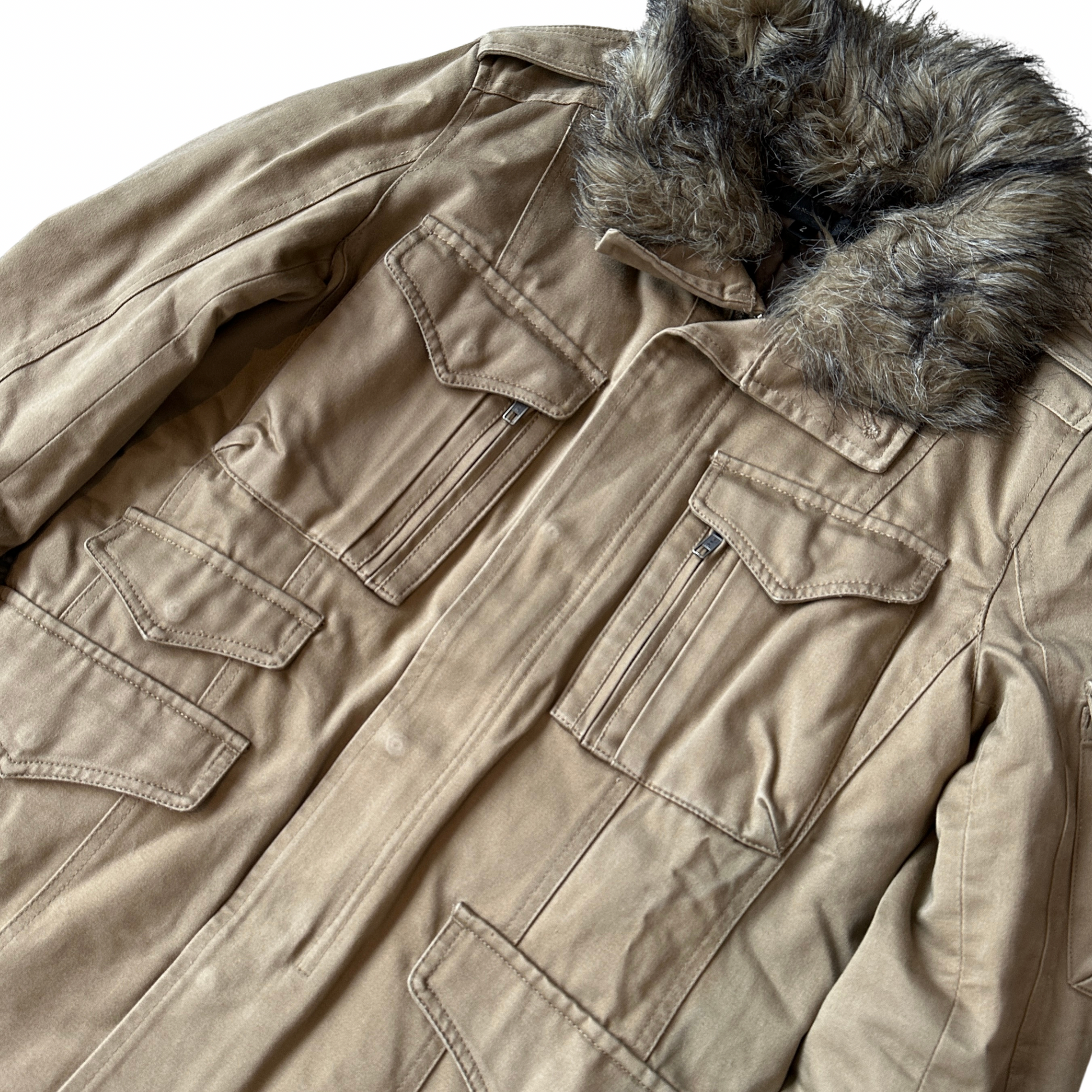 Schlussel Military Fur Jacket