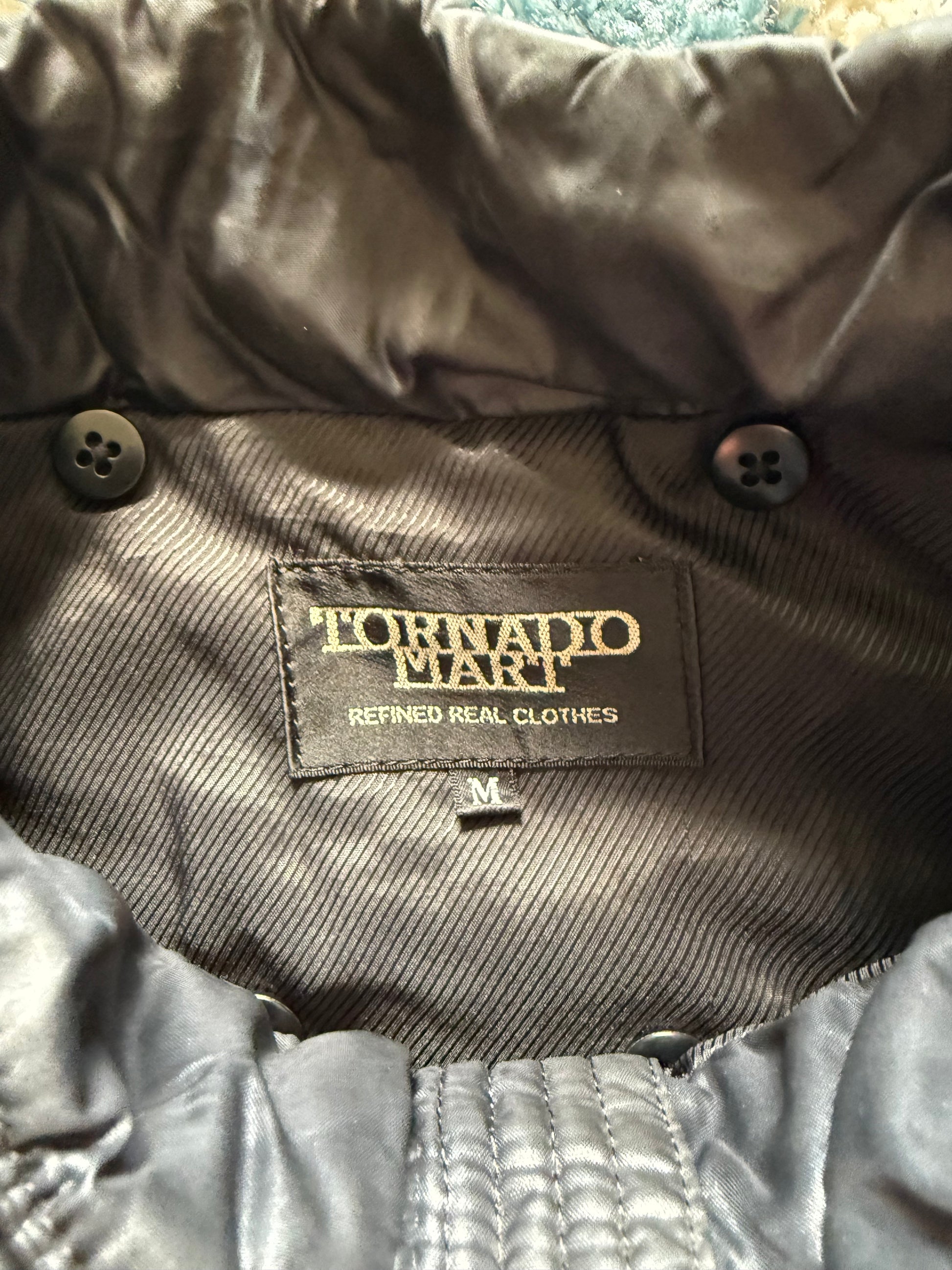 Tornado Mart Leather strap details puffer