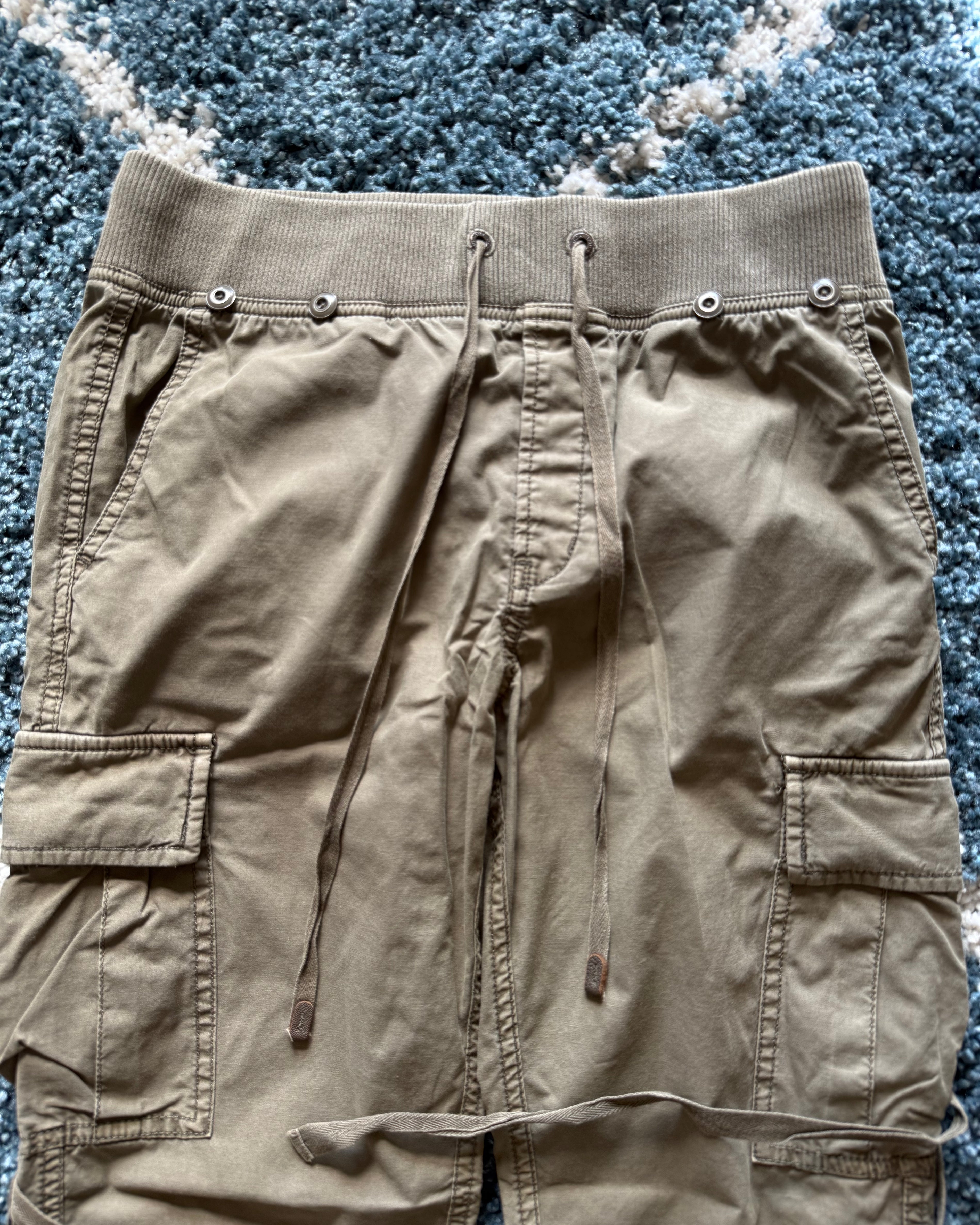 G.O.A military khaki tassels cargo pants