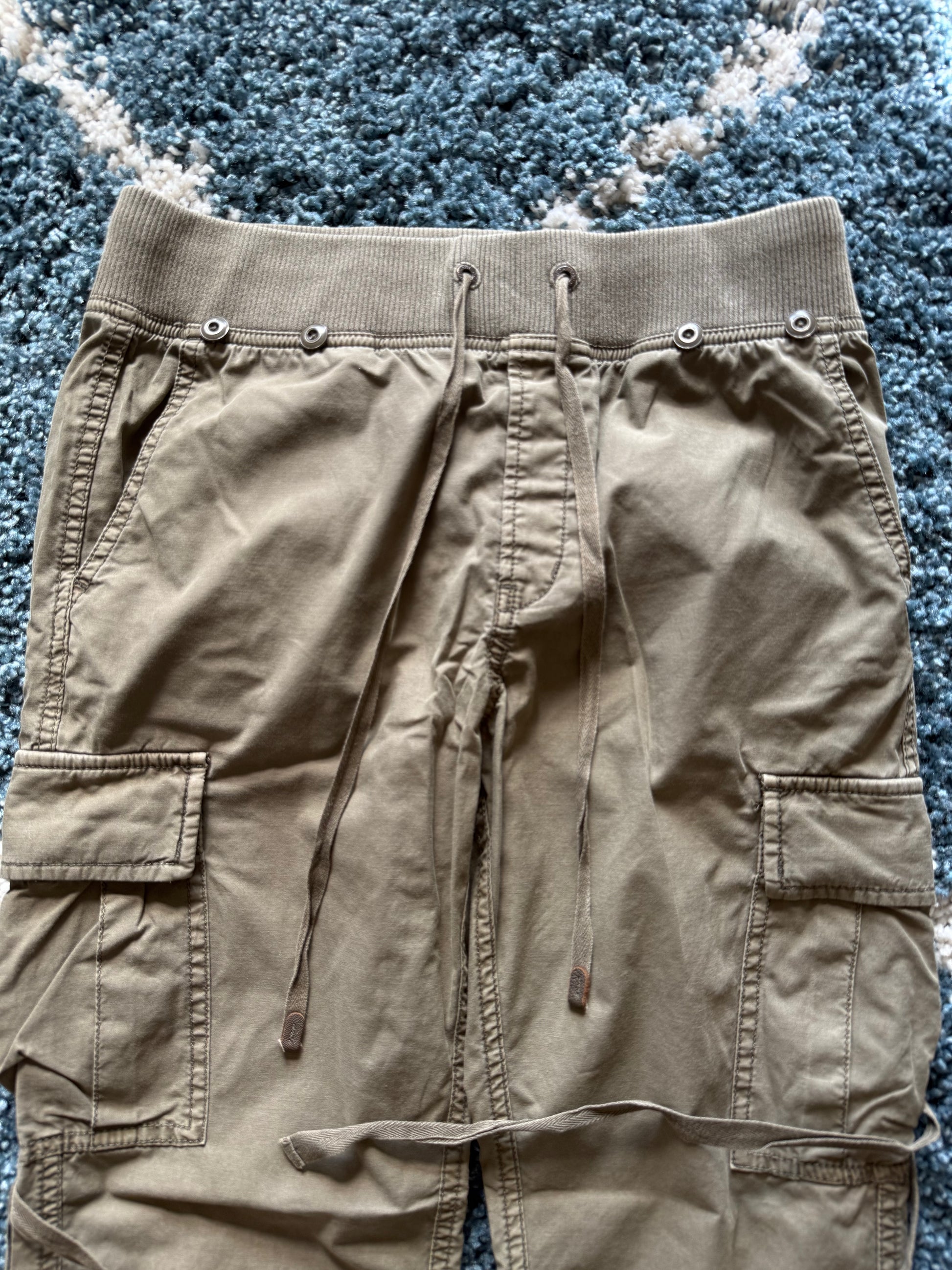 G.O.A military khaki tassels cargo pants