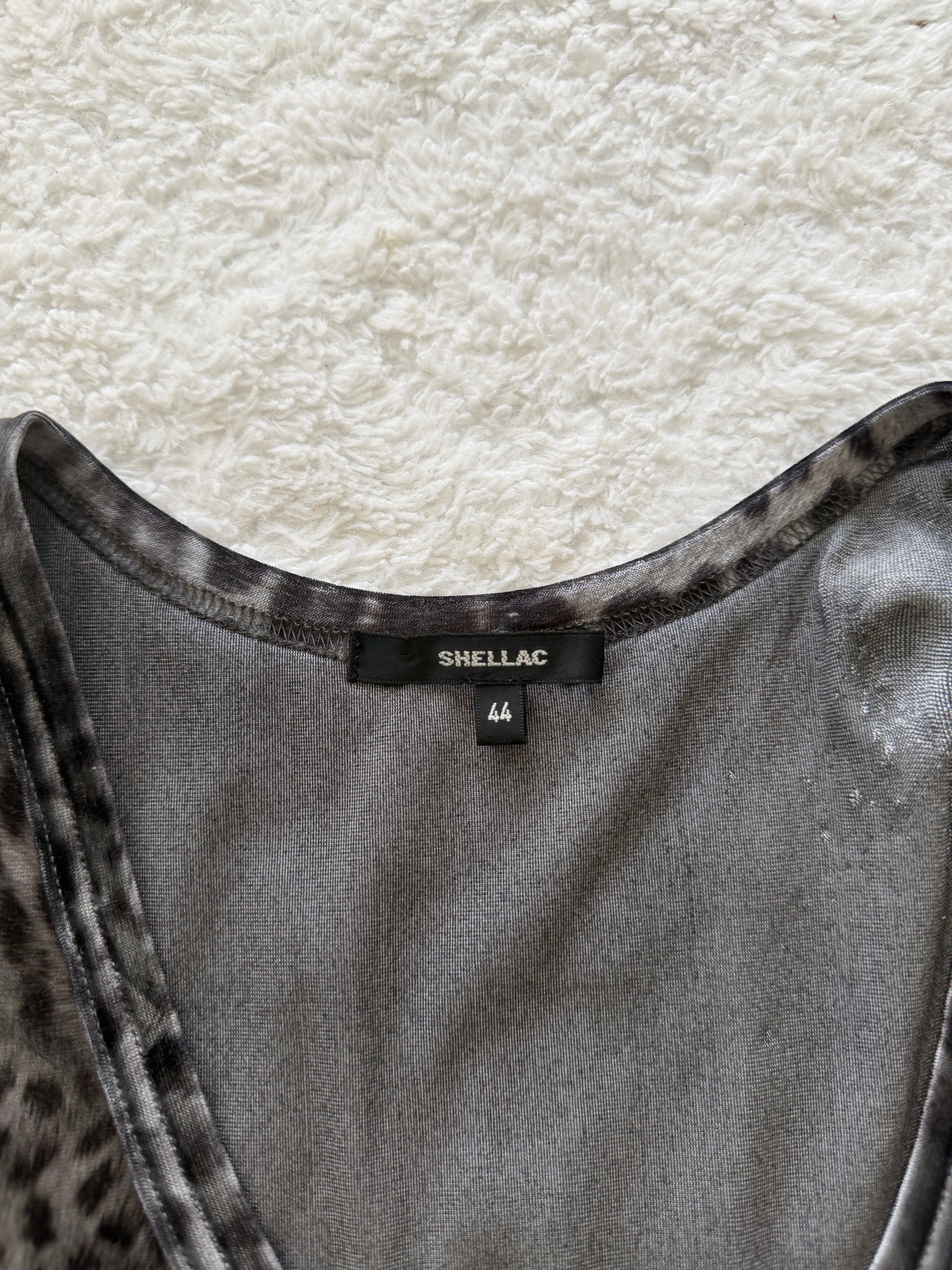 Shellac Velour Leopard Tank Top