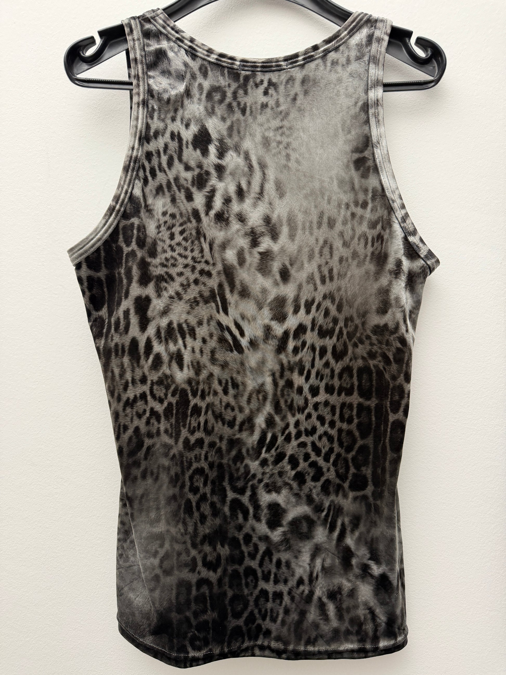 Shellac Velour Leopard Tank Top