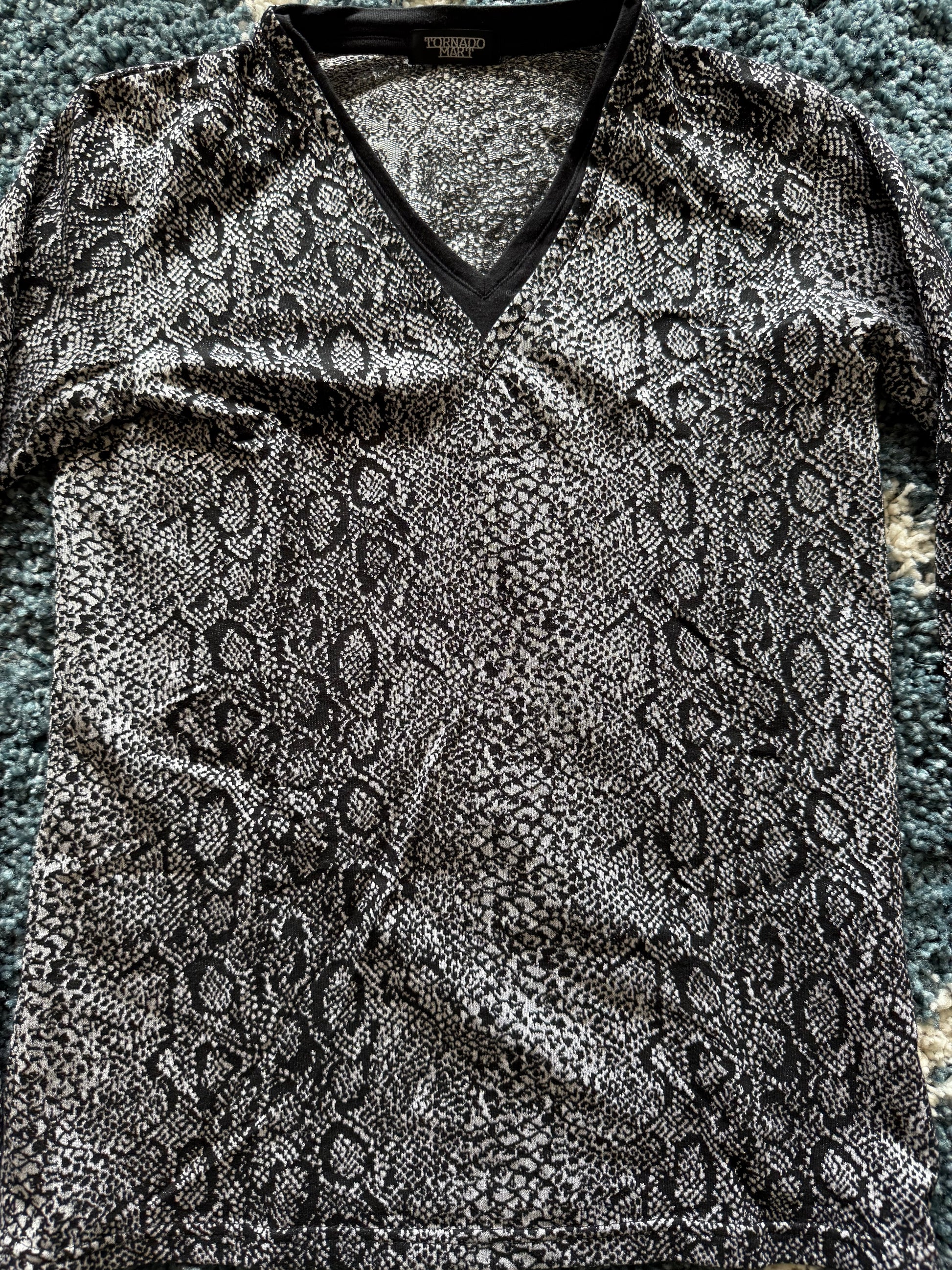 Tornado Mart reflective snakeskin longsleeve