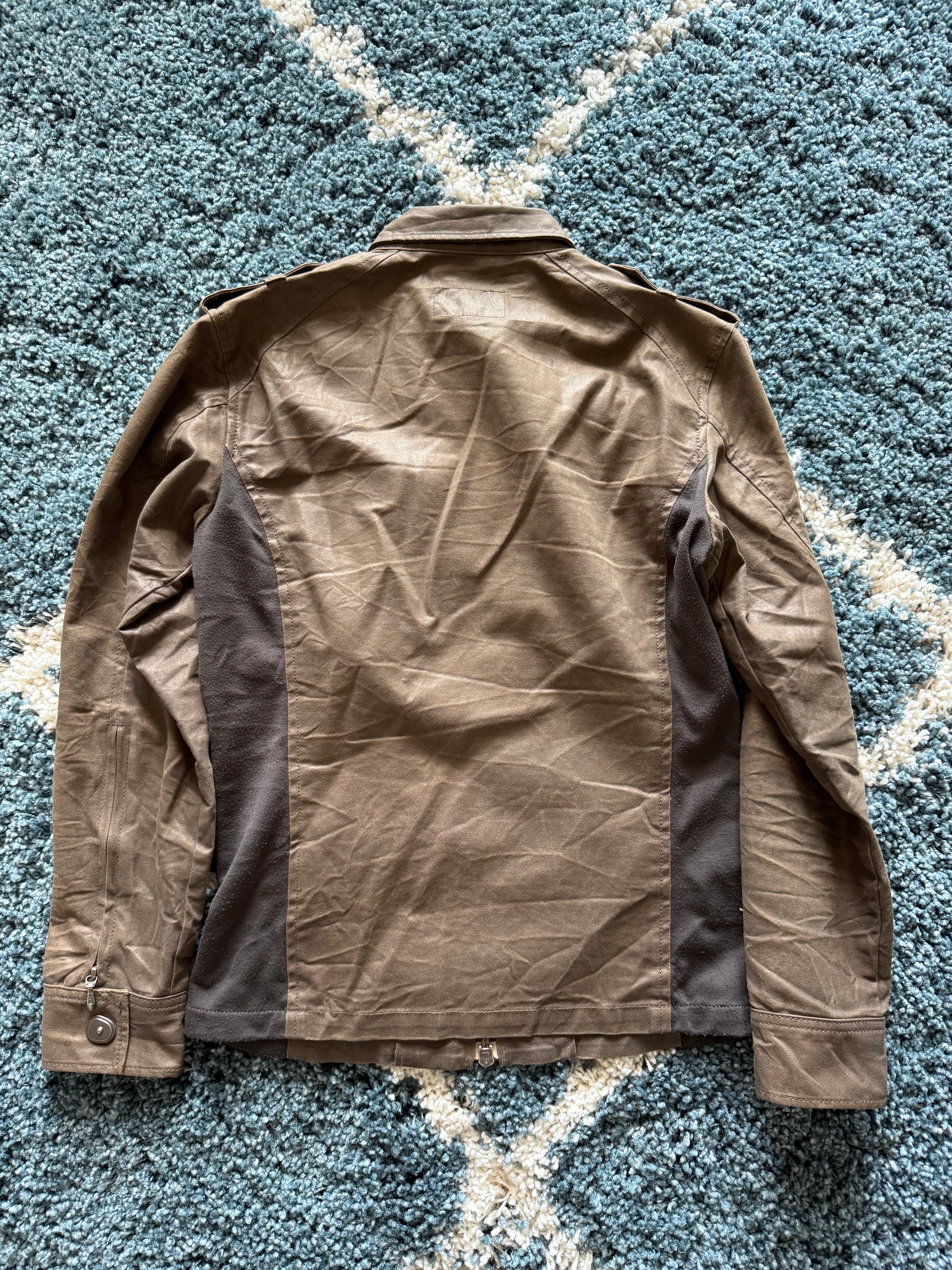 Tornado Mart waxed Gas mask jacket