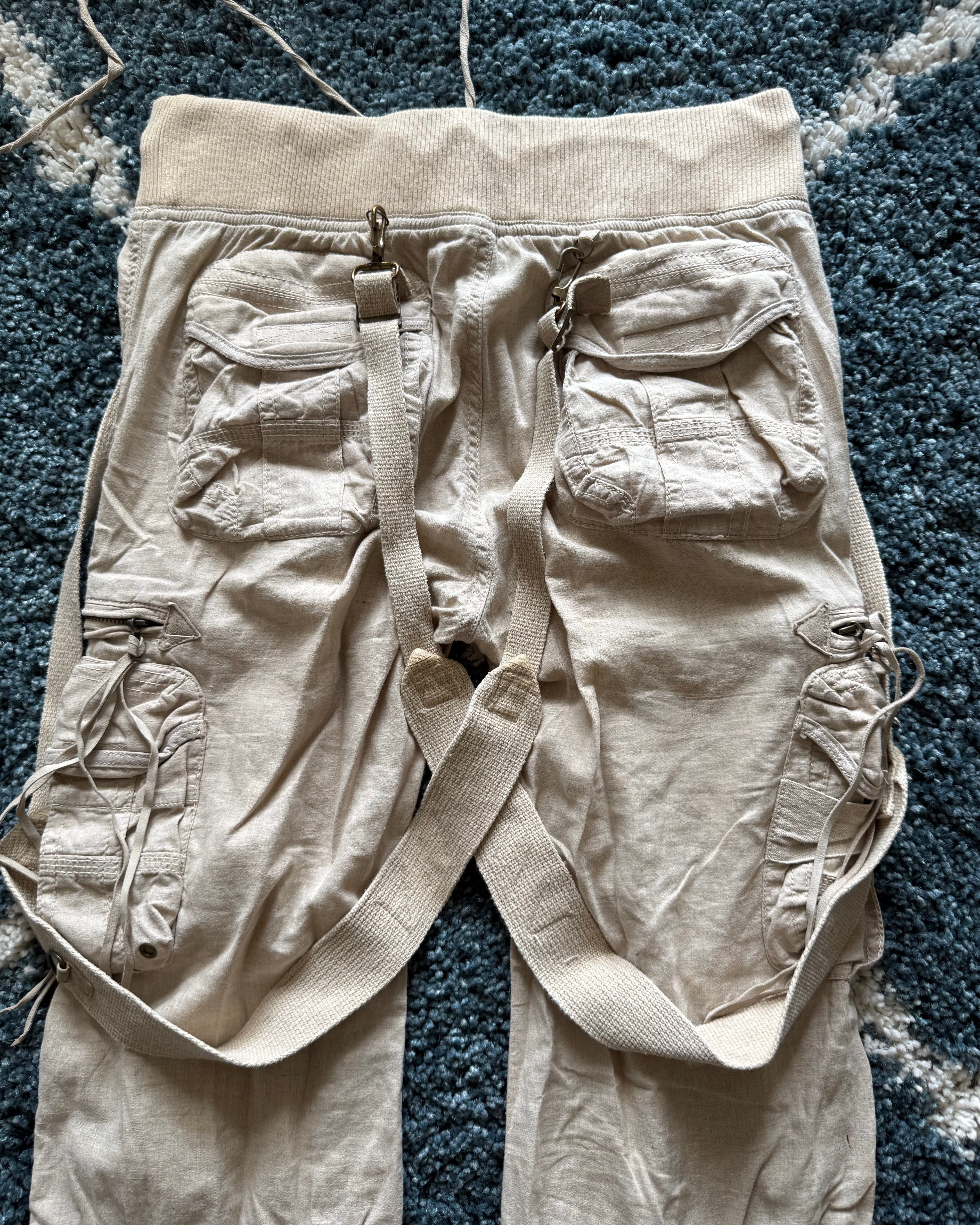 G.O.A flared suspender cargo pants