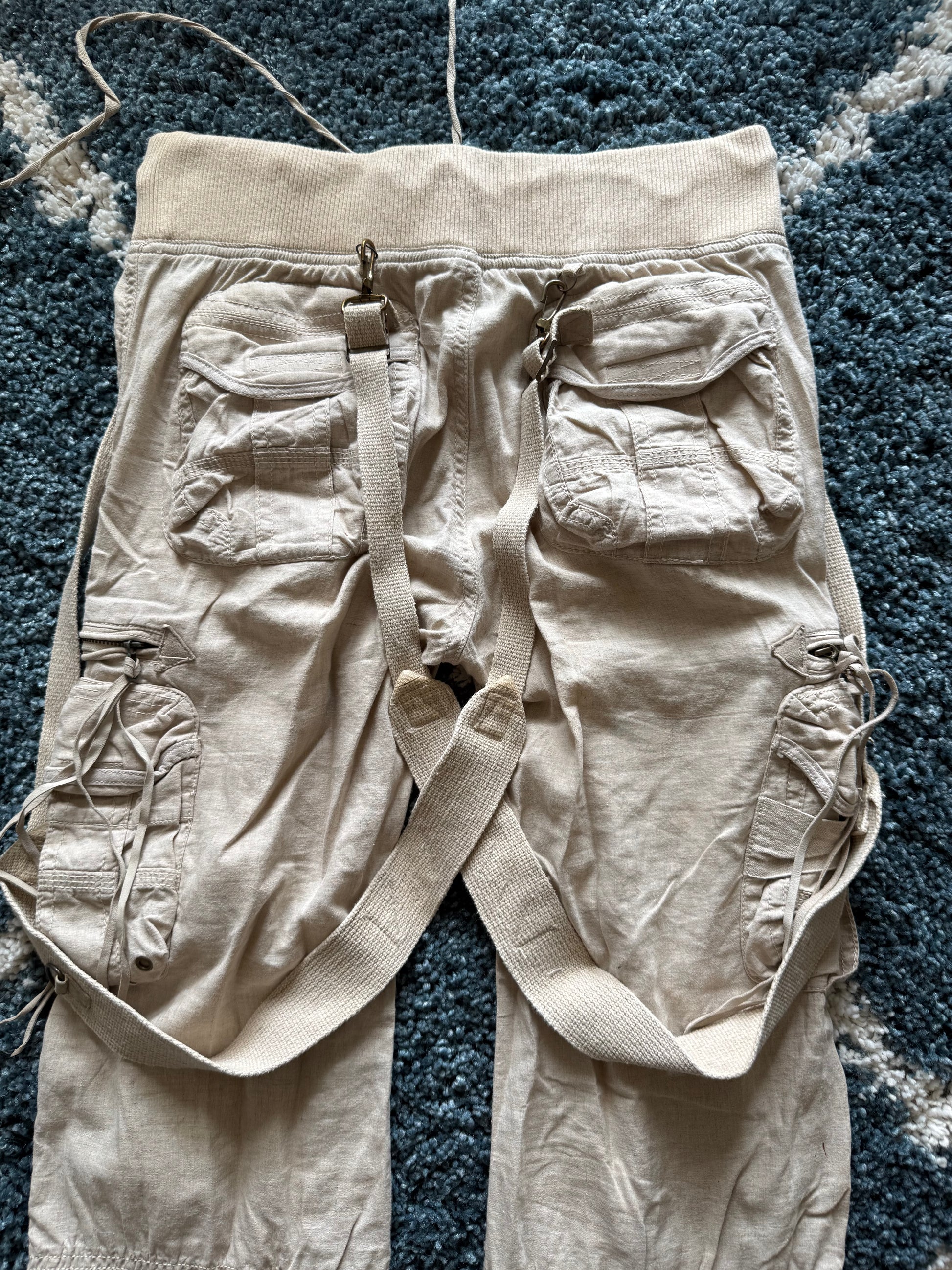 G.O.A flared suspender cargo pants